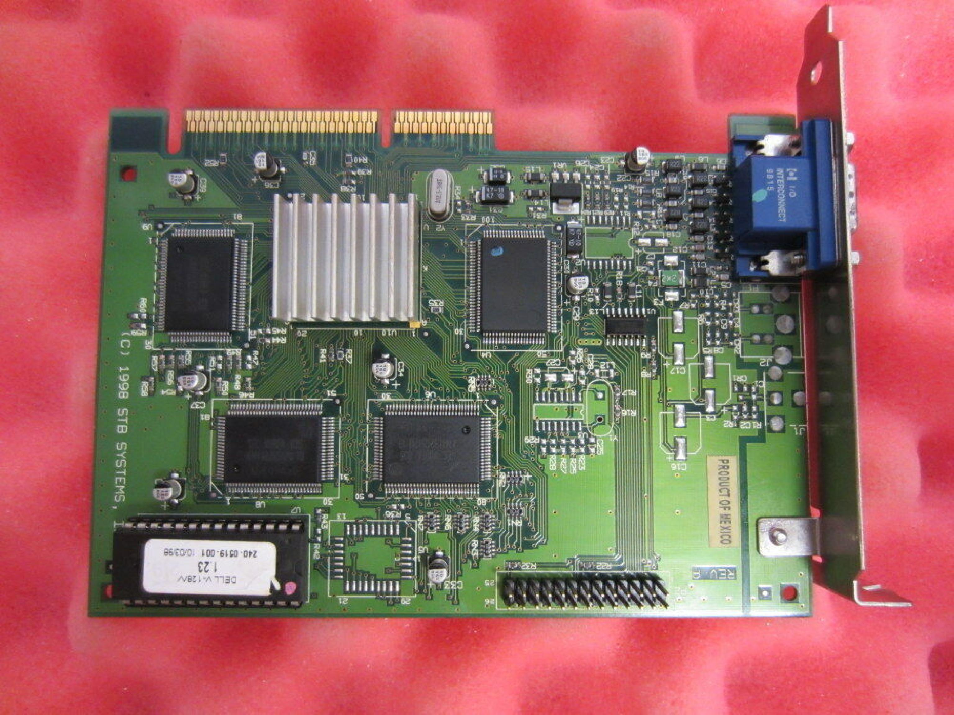 STB SYSTEMS INC 210-0326-001 2MB AGP VIDEO CARD WITH VGA OUTPUT