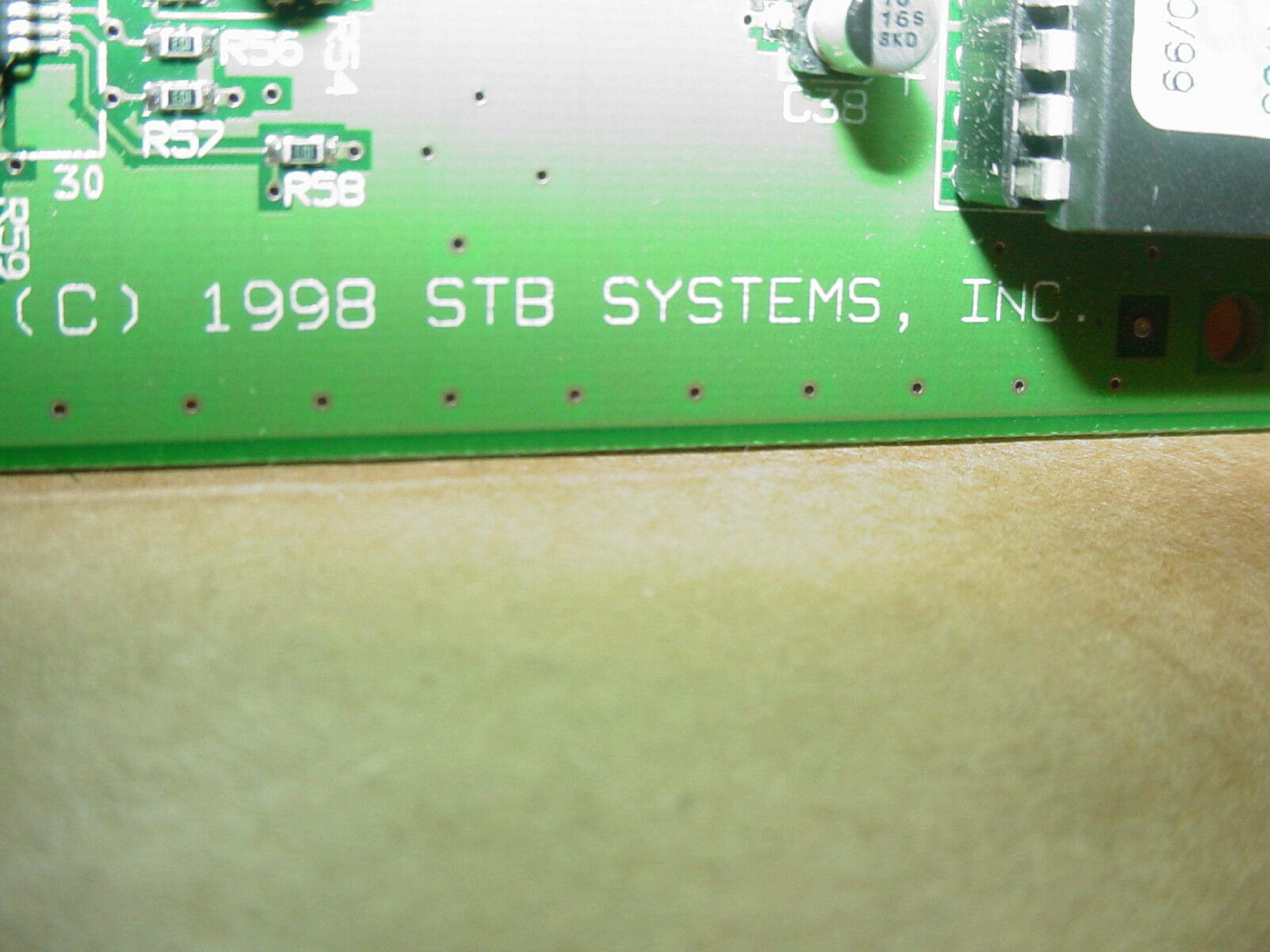 STB SYSTEMS INC 210-0326-00X 2MB AGP VIDEO CARD WITH VGA OUTPUT 8MB