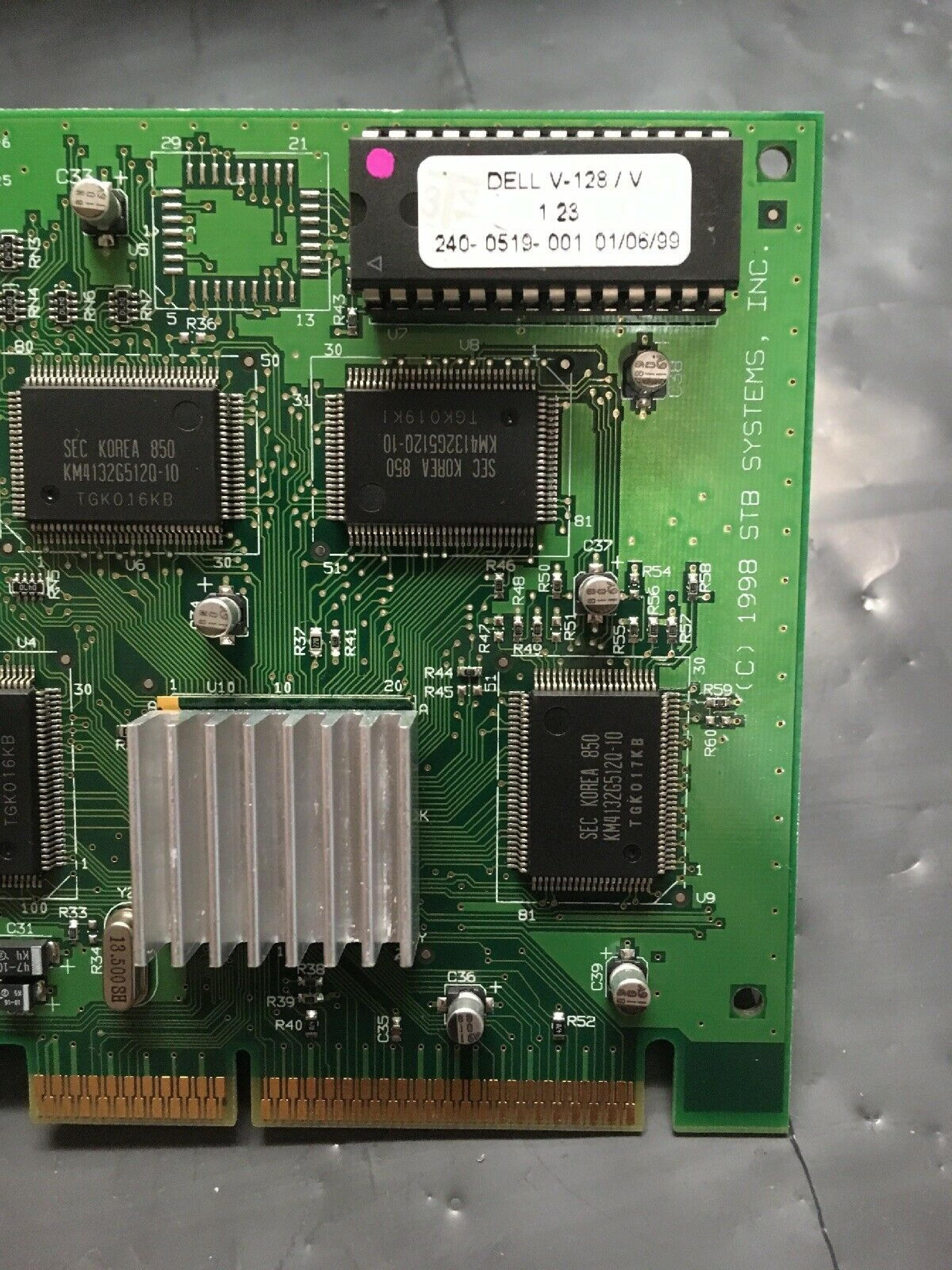 DELL 0000635D 2MB AGP VIDEO CARD WITH VGA OUTPUT