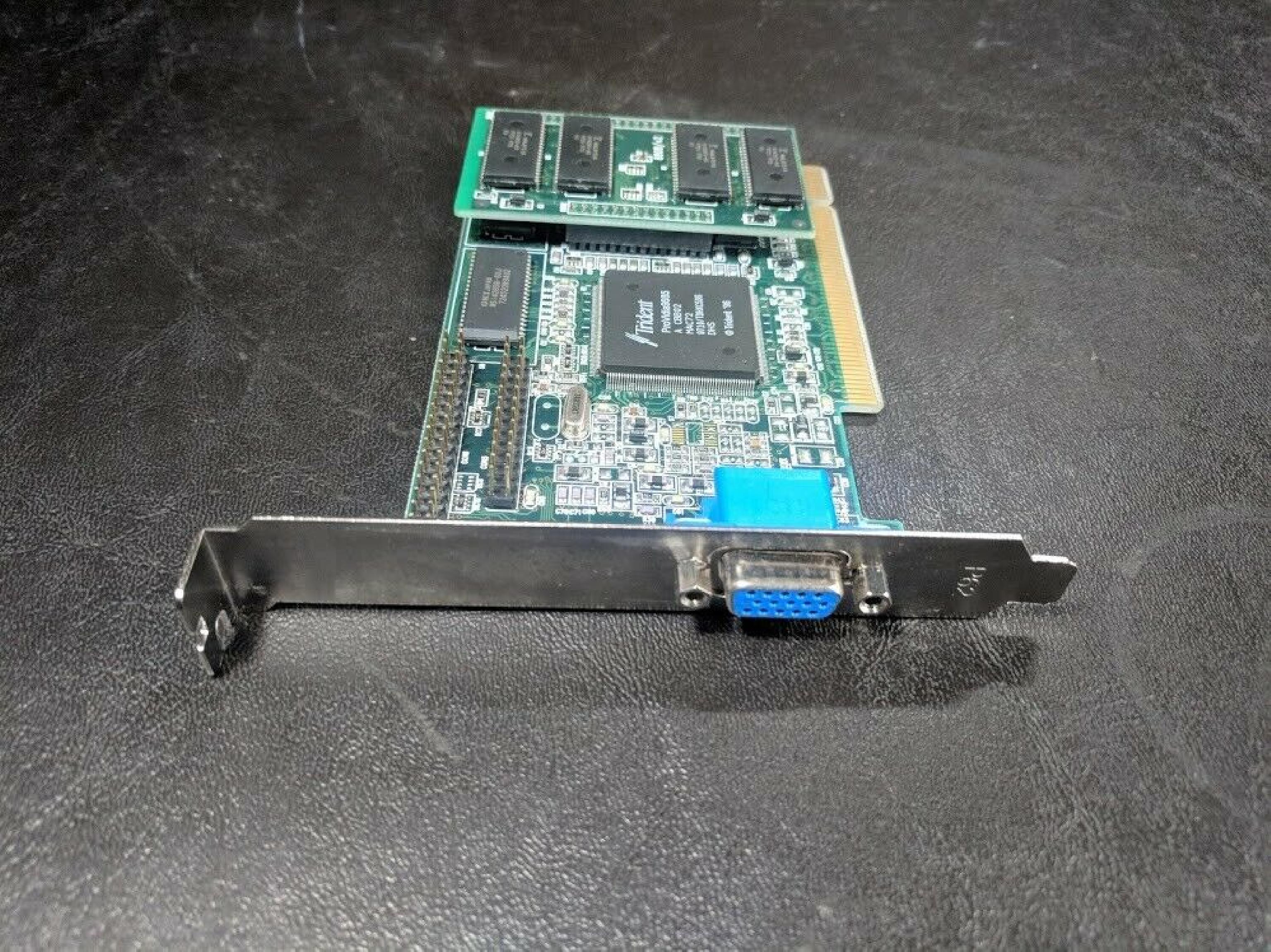 TRIDENT MICROSYSTEMS 8267C/V3 PCI VIDEO CARD PROVIDIA9685 CBB02 M9951 TDHXJ524