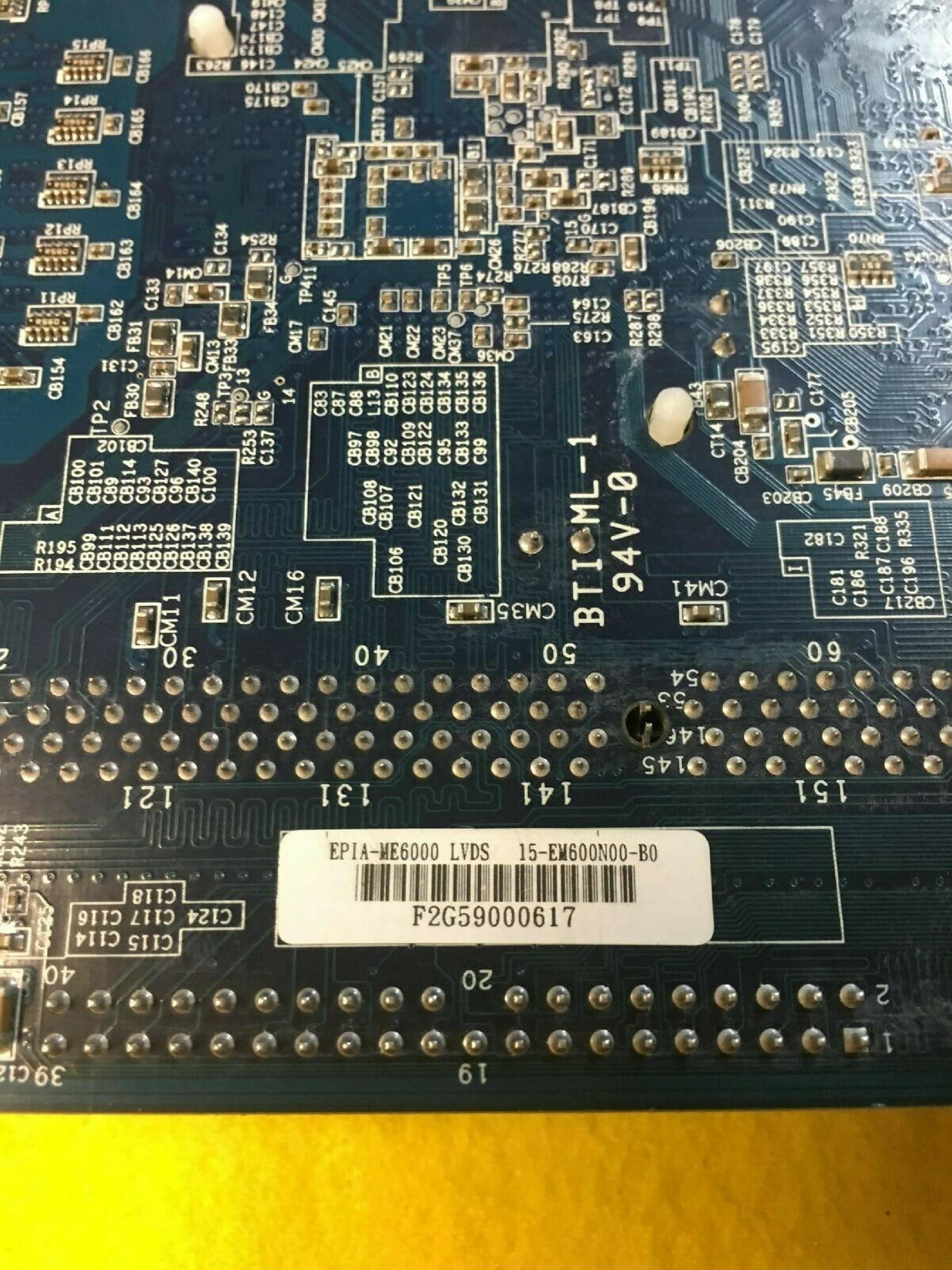 VIA EPIA-M MOTHERBOARD SMALL FORMAT FOR CD104VZWPC