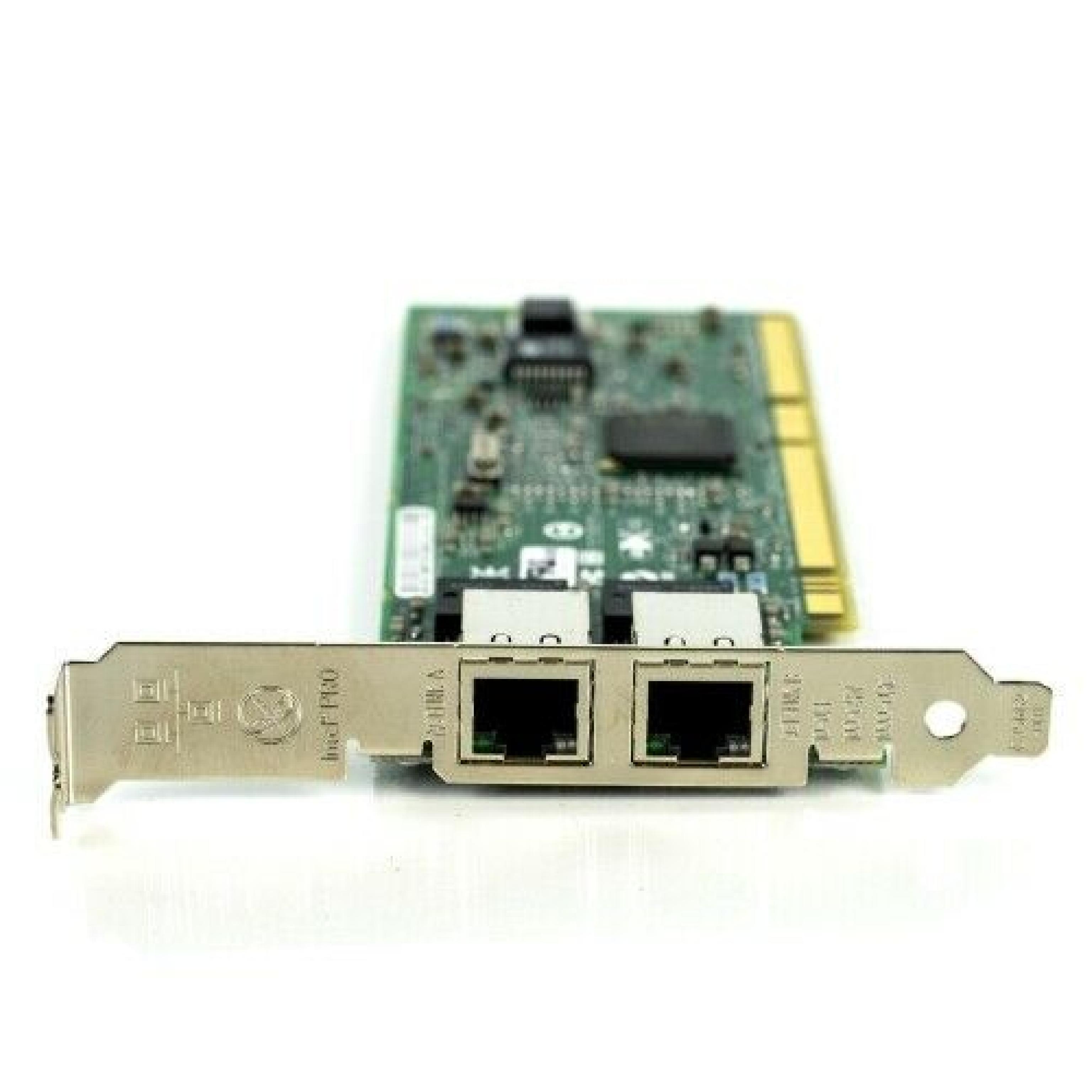 INTEL C29870-001 LOW PROFILE DUAL PORT GIGABIT PCIX NETWORK CARD 64BIT PCI 10 100 1000 ETHERNET NIC MT PCI-X 10/100/1000 SERVER ADAPTER