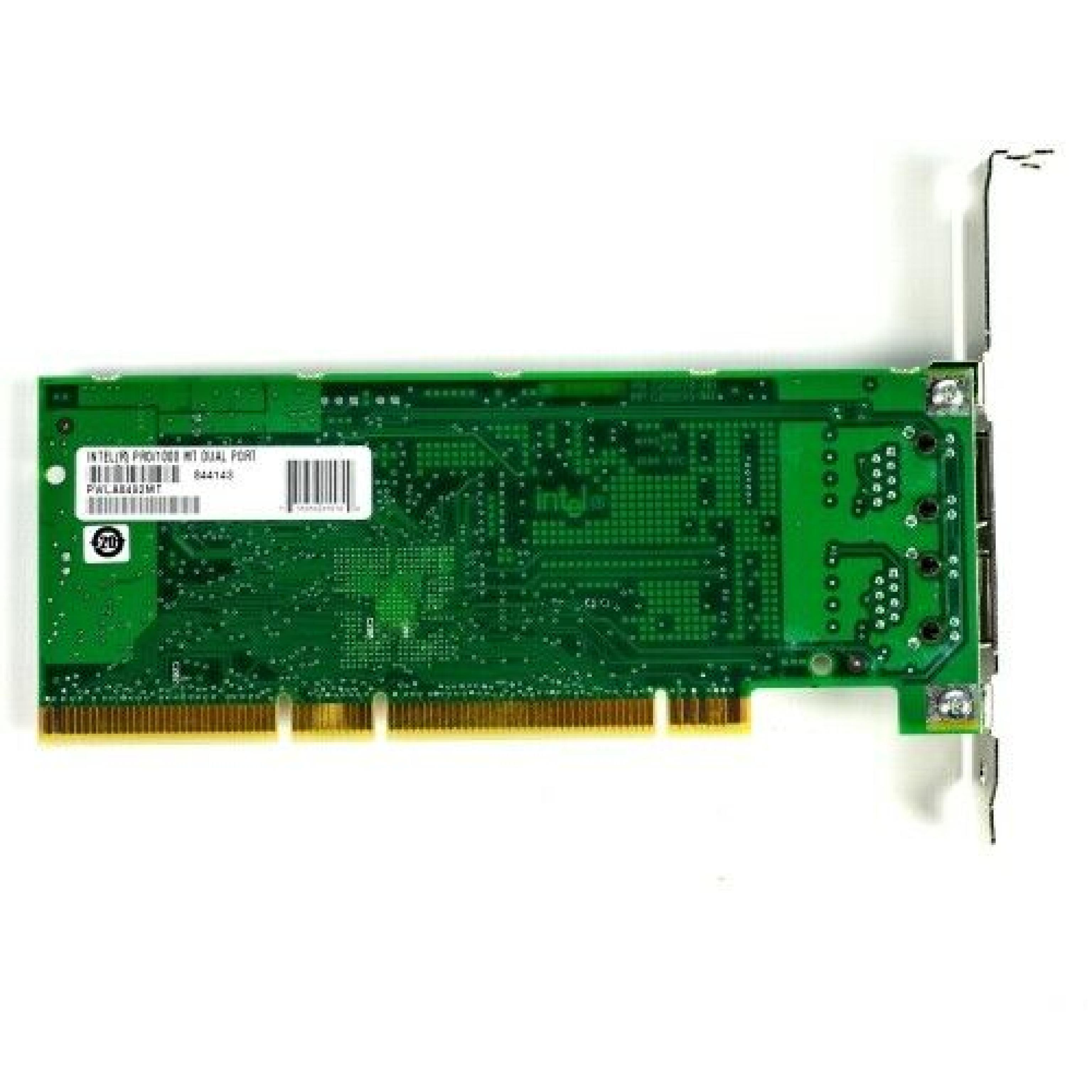 INTEL C29870-001 LOW PROFILE DUAL PORT GIGABIT PCIX NETWORK CARD 64BIT PCI 10 100 1000 ETHERNET NIC MT PCI-X 10/100/1000 SERVER ADAPTER