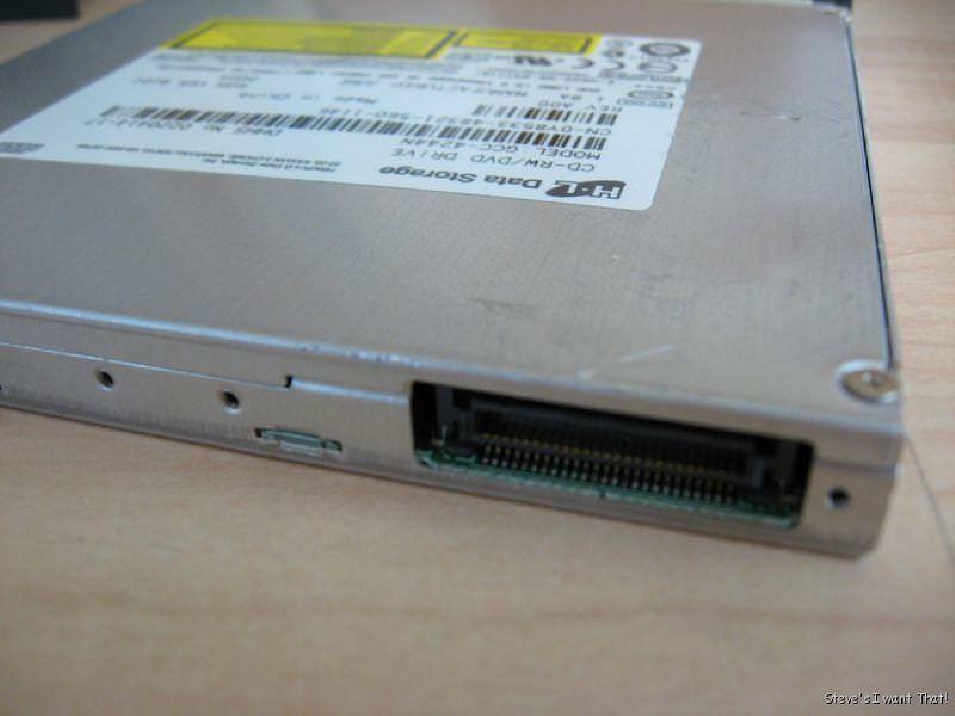 LG GCC-4244N DVD CDRW DRIVE SLIMLINE NOTEBOOK BLACK BEZEL