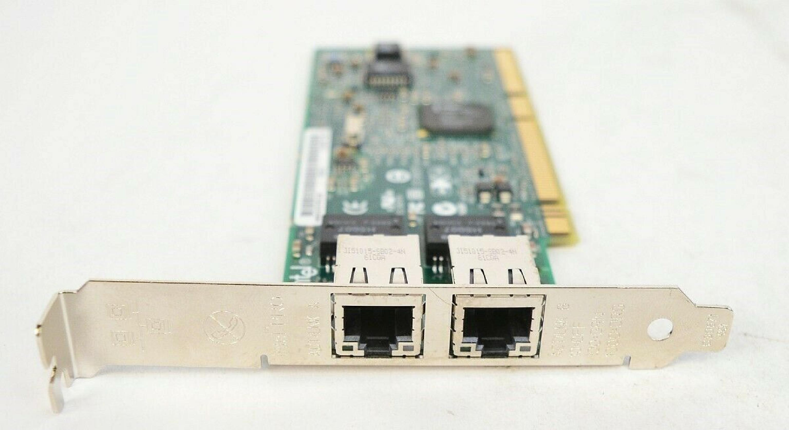 INTEL / DELL C40896-004 DUAL PORT GIGABIT PCIX NETWORK CARD