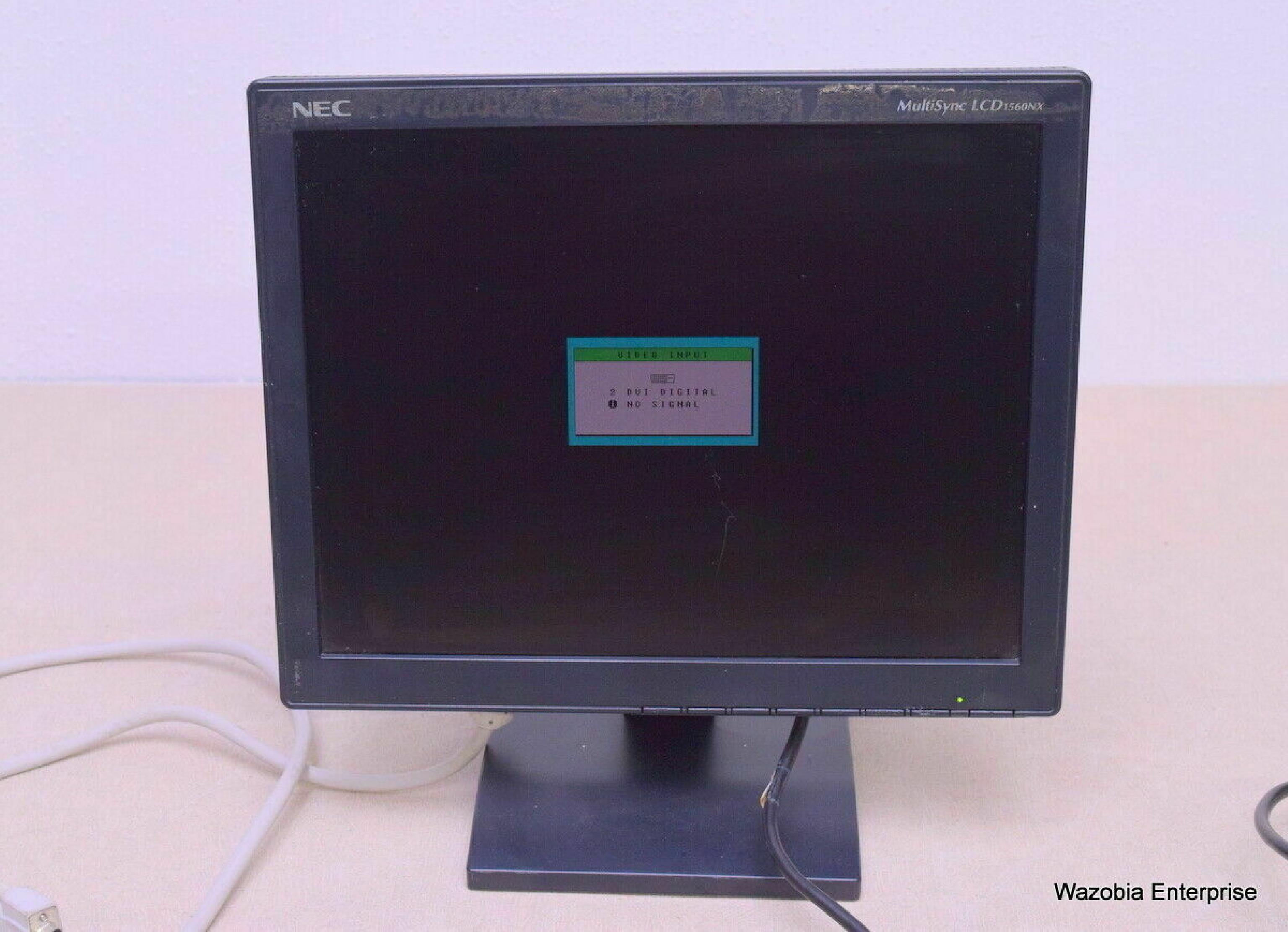 NEC LCD1560NX BLACK 15 INCH MULTISYNC LCD MONITOR