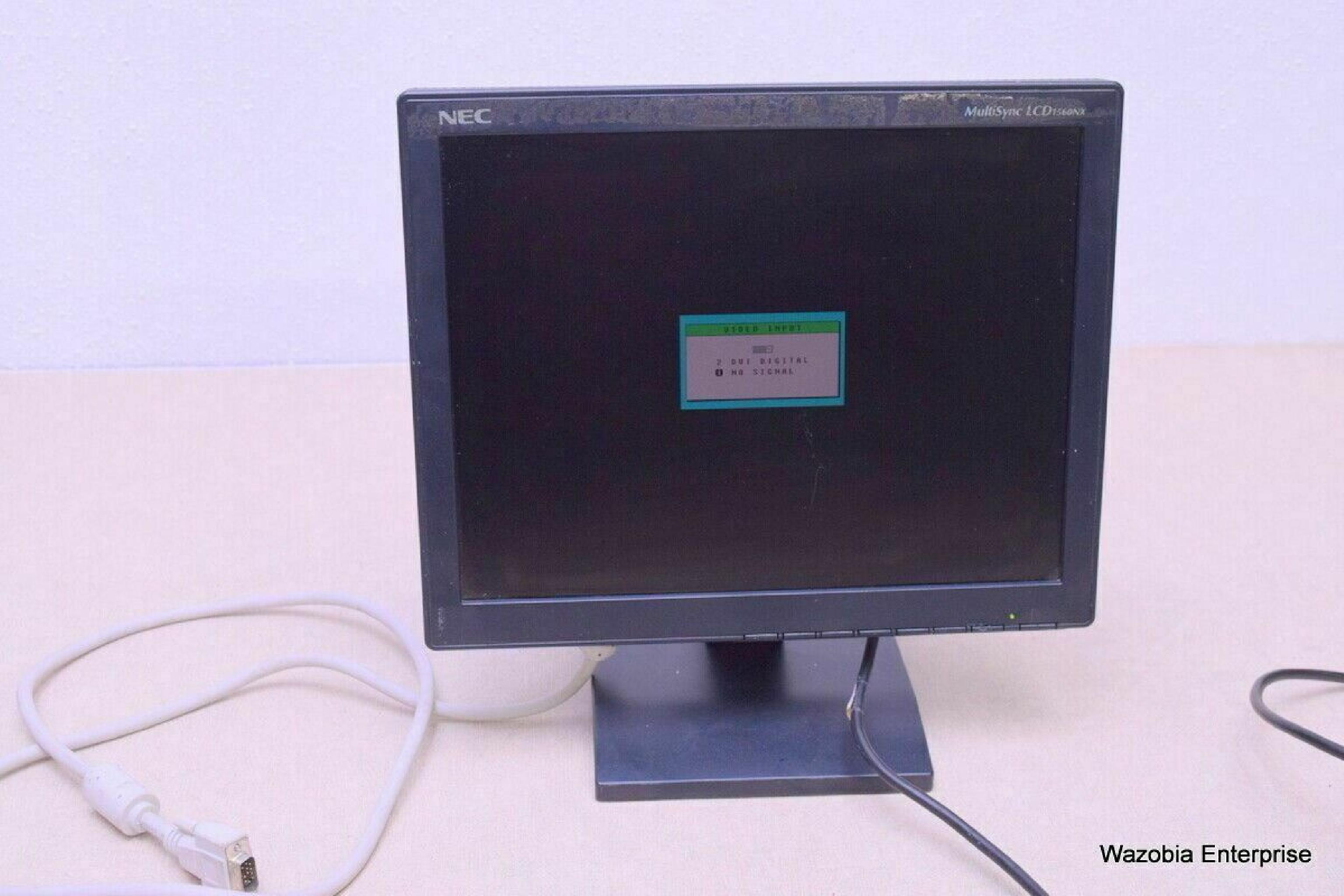 NEC LCD1560NX BLACK 15 INCH MULTISYNC LCD MONITOR