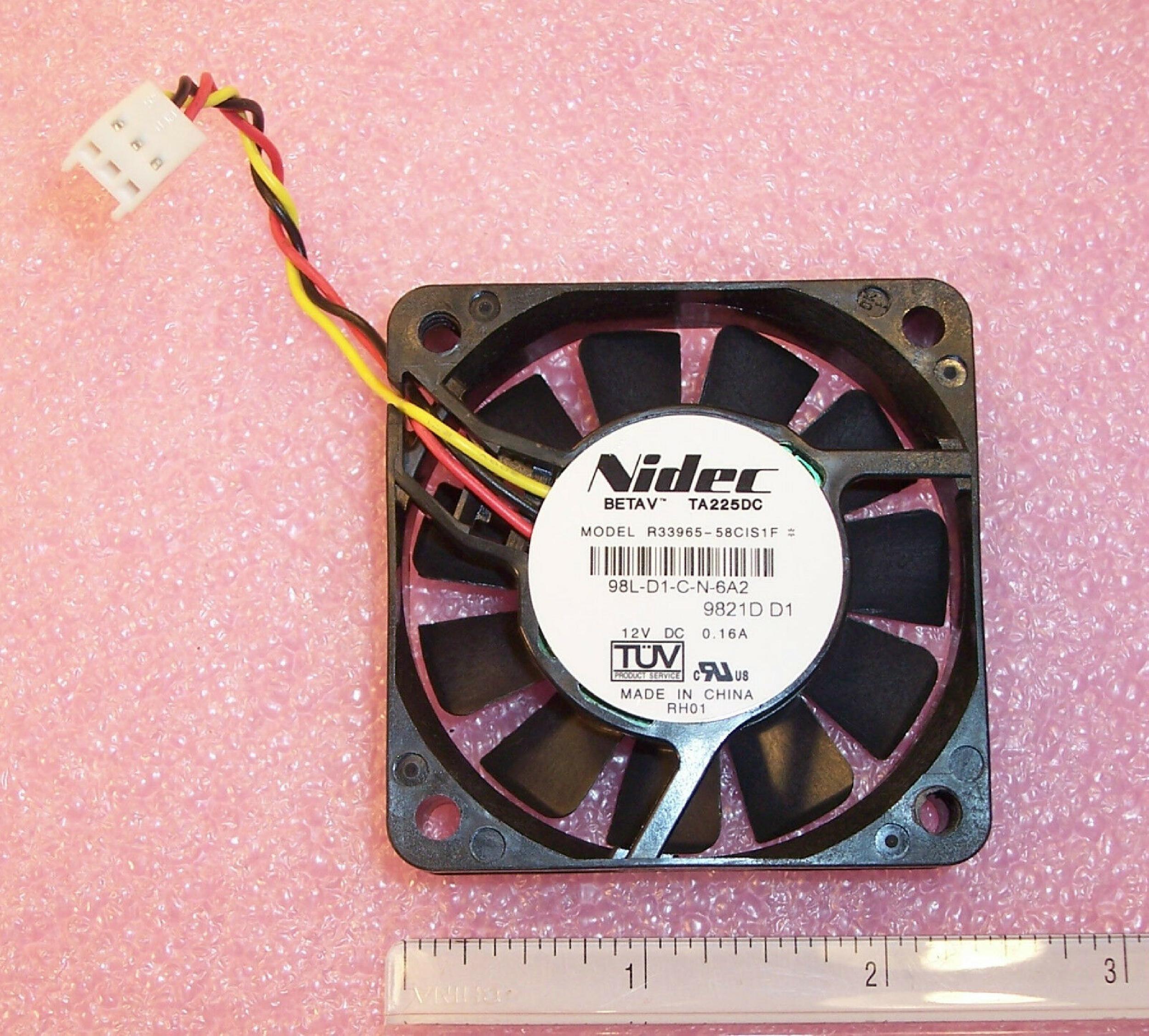 NIDEC R33965-58 12V DC 0.16A FAN