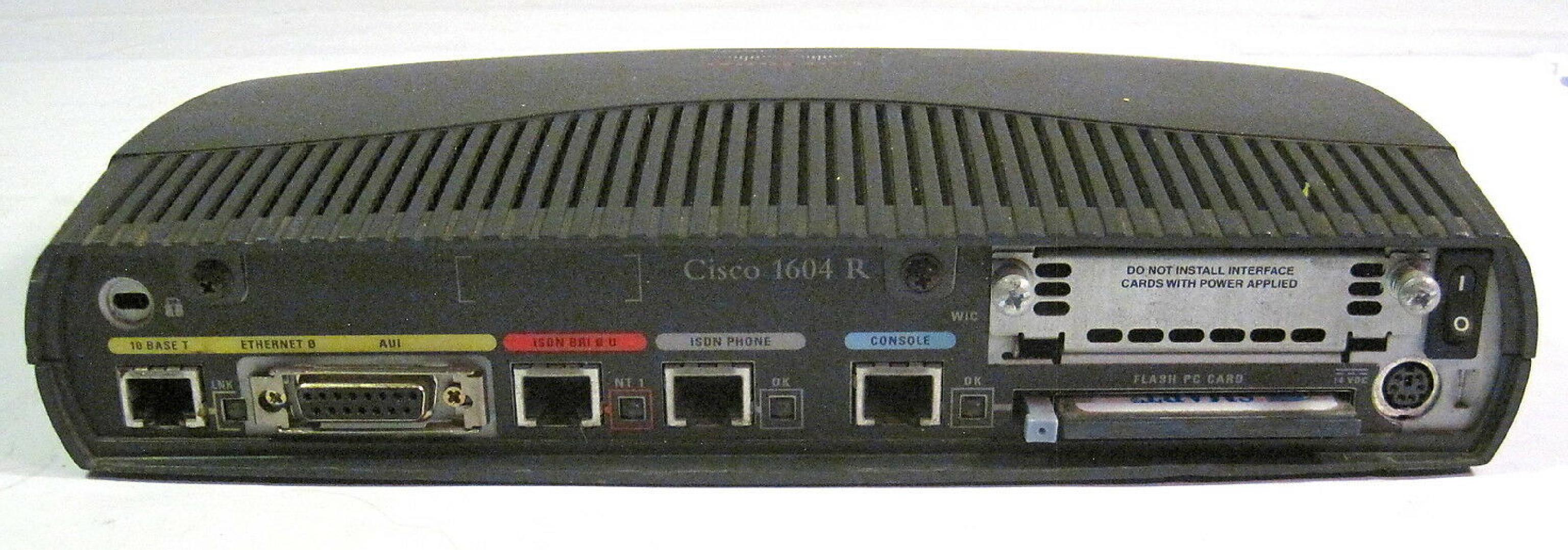 CISCO SYSTEMS 1604 R ETHERNET/ISDN-BRI MOD (NO P/S MOD)