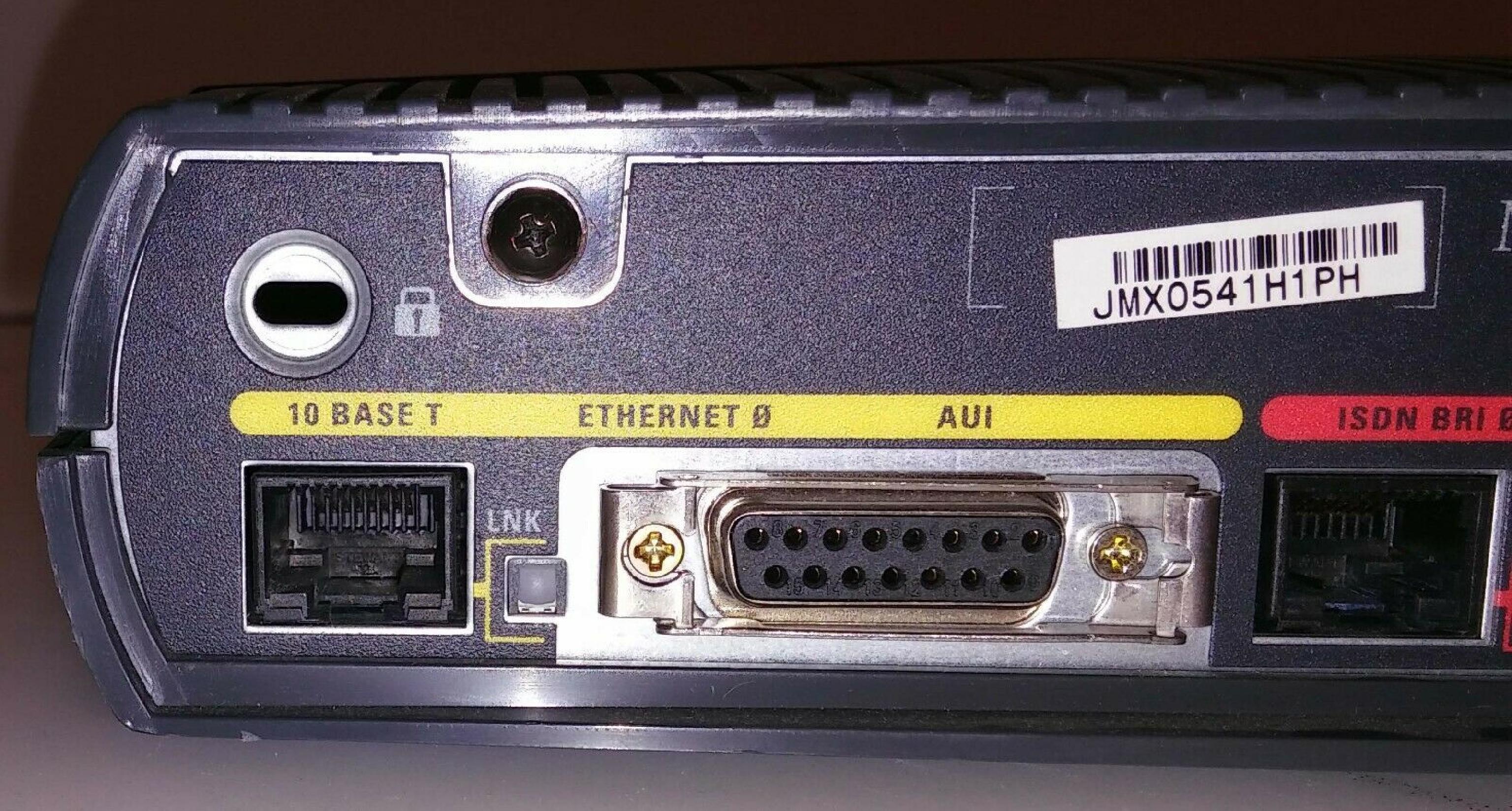 CISCO SYSTEMS 1604 ETHERNET/ISDN-BRI MOD (NO P/S MOD)