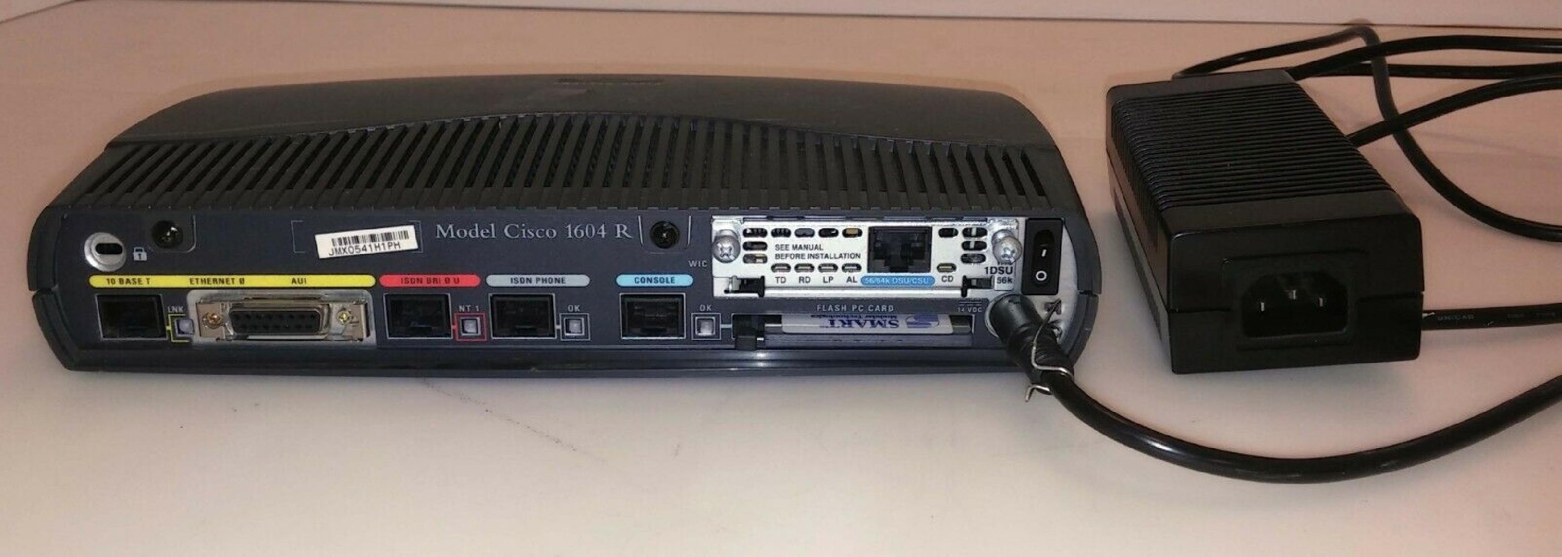 CISCO SYSTEMS 1604 ETHERNET/ISDN-BRI MOD (NO P/S MOD)