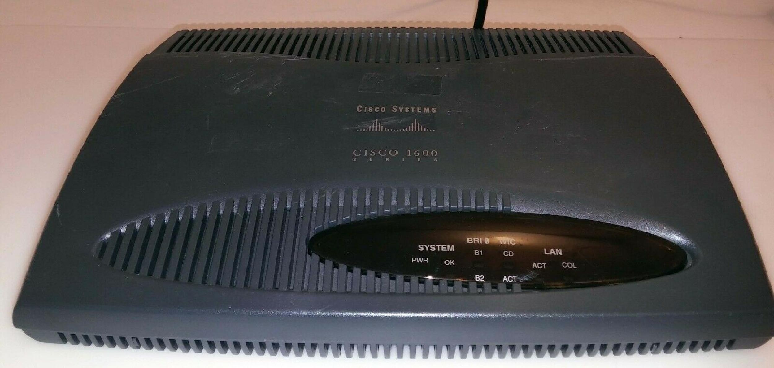 CISCO SYSTEMS CISCO 1604 ETHERNET/ISDN-BRI MOD (NO P/S MOD)