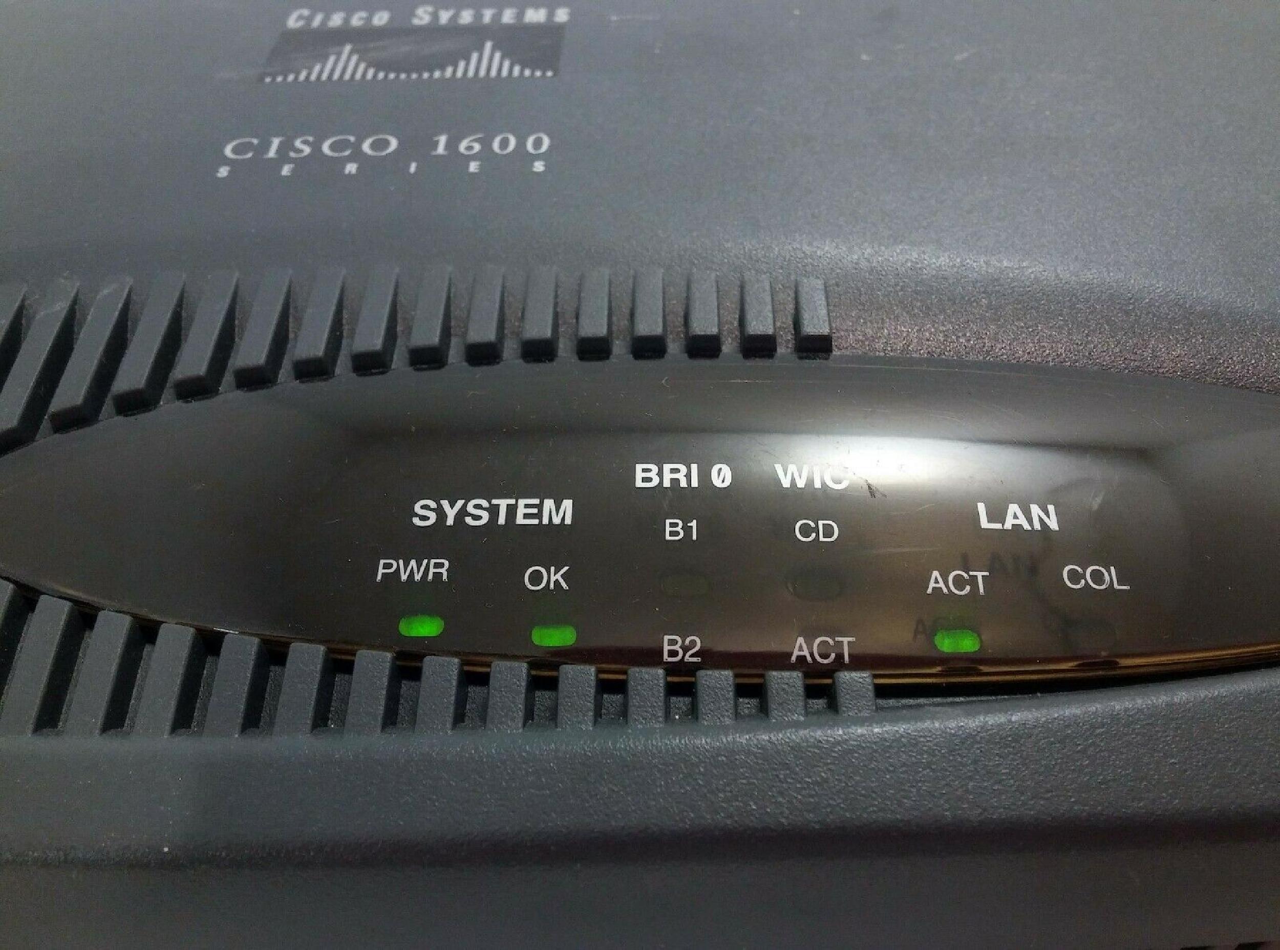 CISCO SYSTEMS CISCO 1604 ETHERNET/ISDN-BRI MOD (NO P/S MOD)