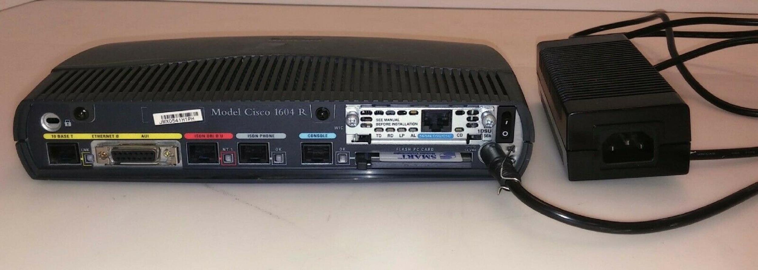 CISCO SYSTEMS CISCO 1604 ETHERNET/ISDN-BRI MOD (NO P/S MOD)
