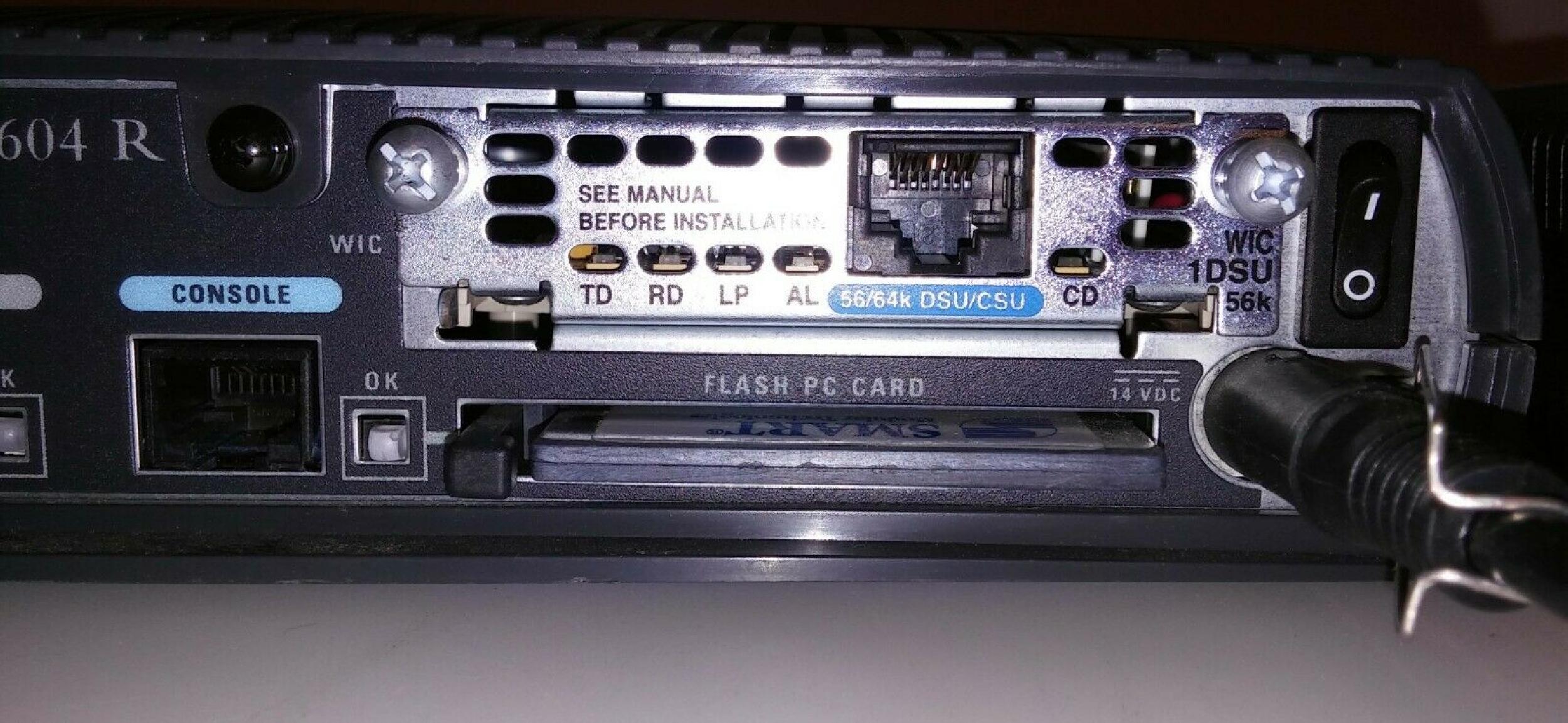 CISCO SYSTEMS CISCO 1604 ETHERNET/ISDN-BRI MOD (NO P/S MOD)