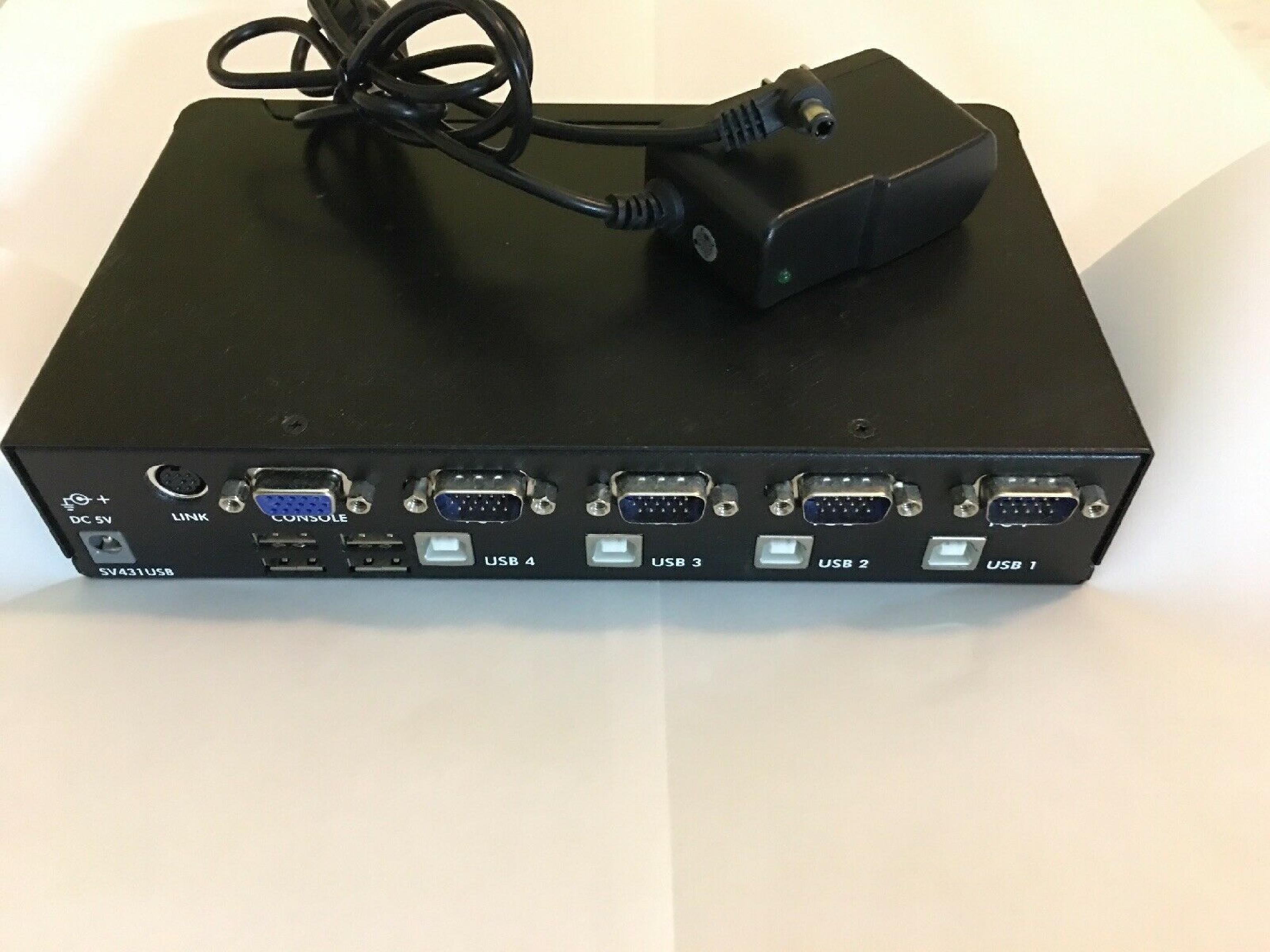 STARTECH SV431USB STARVIEW 4 PORT USB 2.0 KVM SWITCH