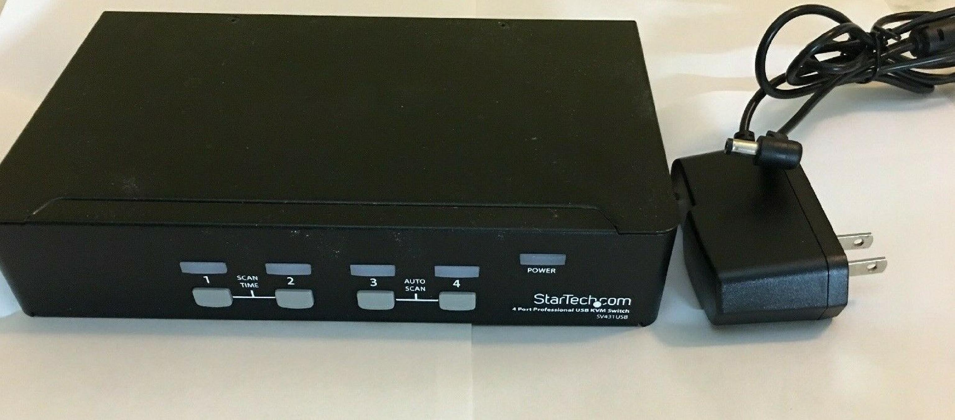 STARTECH SV431USB STARVIEW 4 PORT USB 2.0 KVM SWITCH