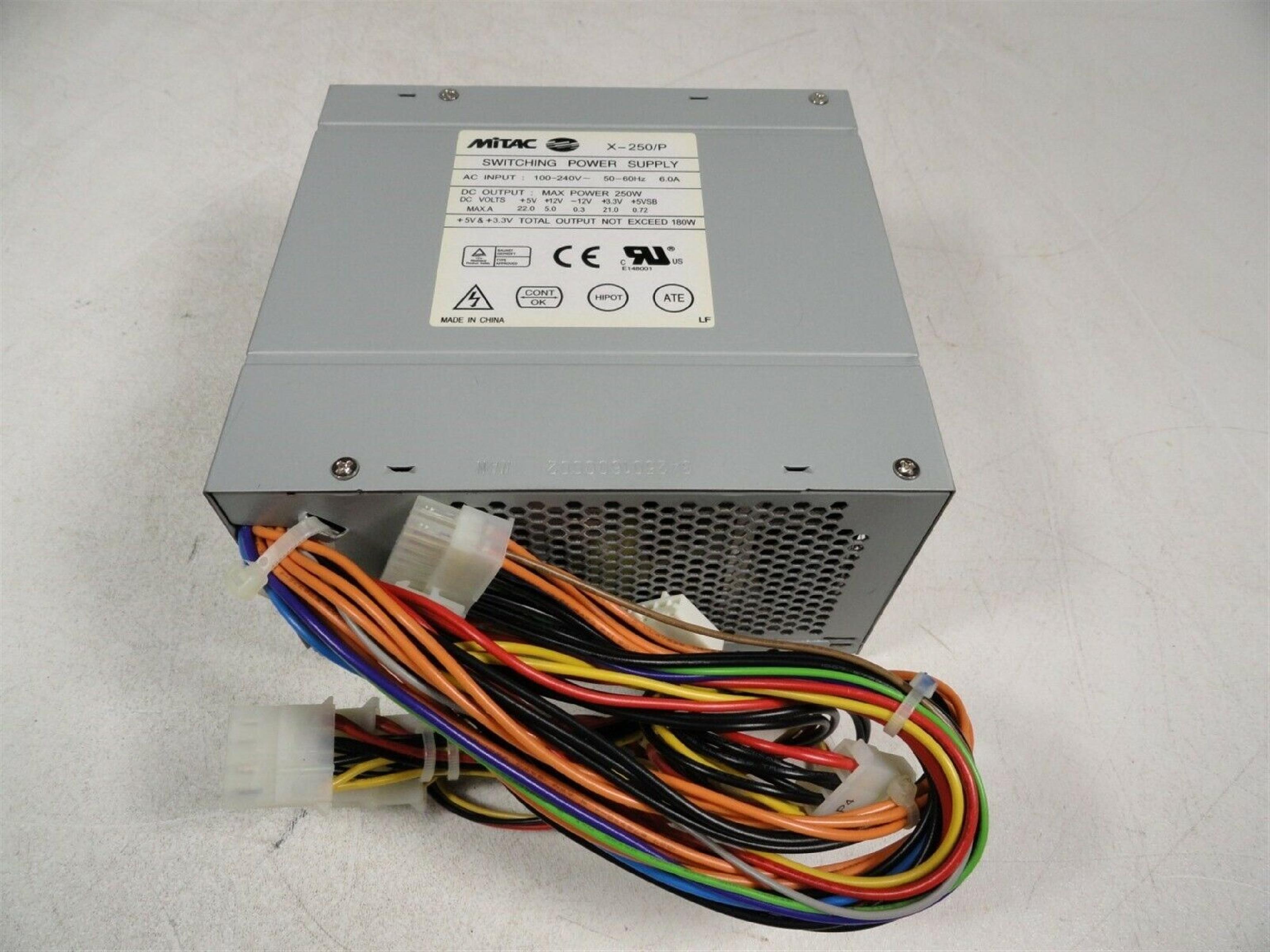 MITAC X-250/P 250W ATX POWER SUPPLY