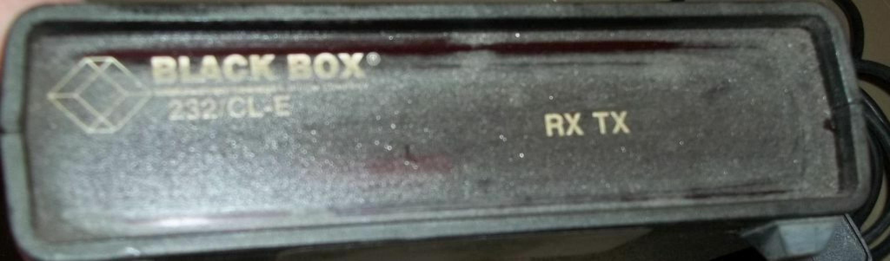 BLACK BOX 232/CL-E RS-232 TO CURRENT-LOOP INTERFACE BIDIRECTIONAL CONVERTER