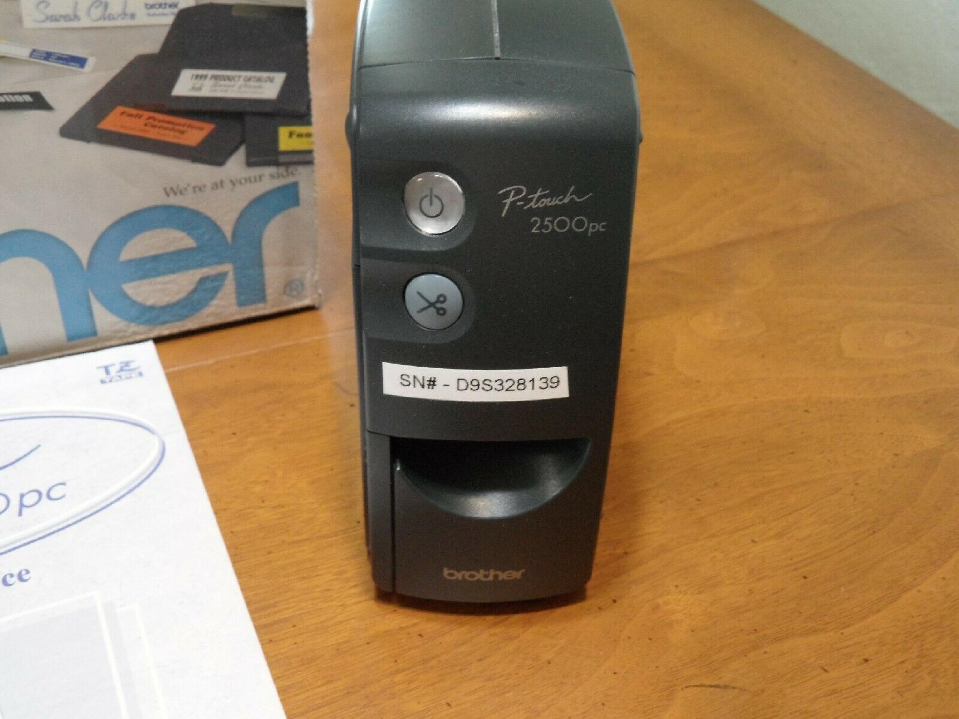 BROTHER PT-2500PC COMPUTER LABEL PRINTER