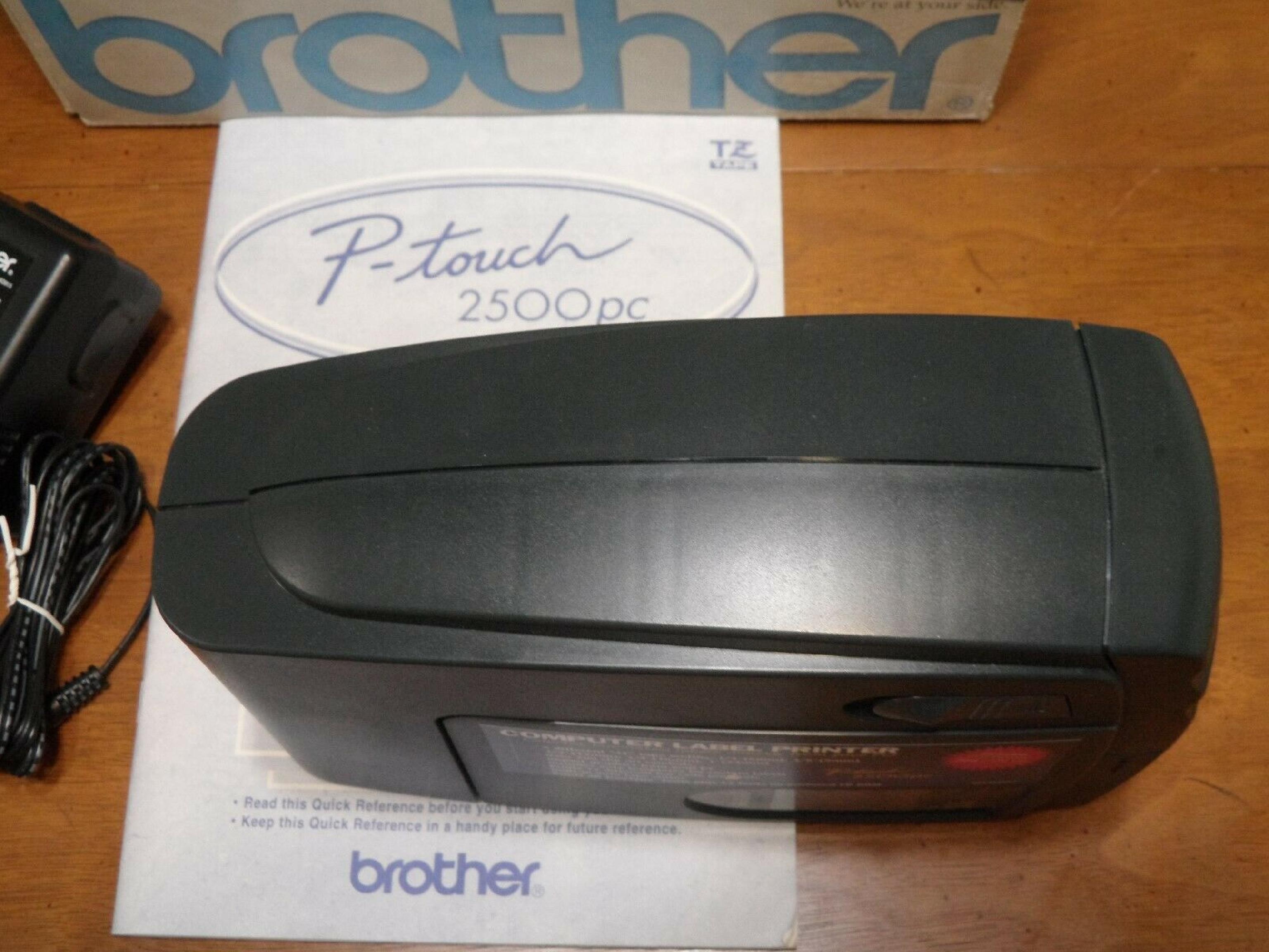 BROTHER PT-2500PC COMPUTER LABEL PRINTER