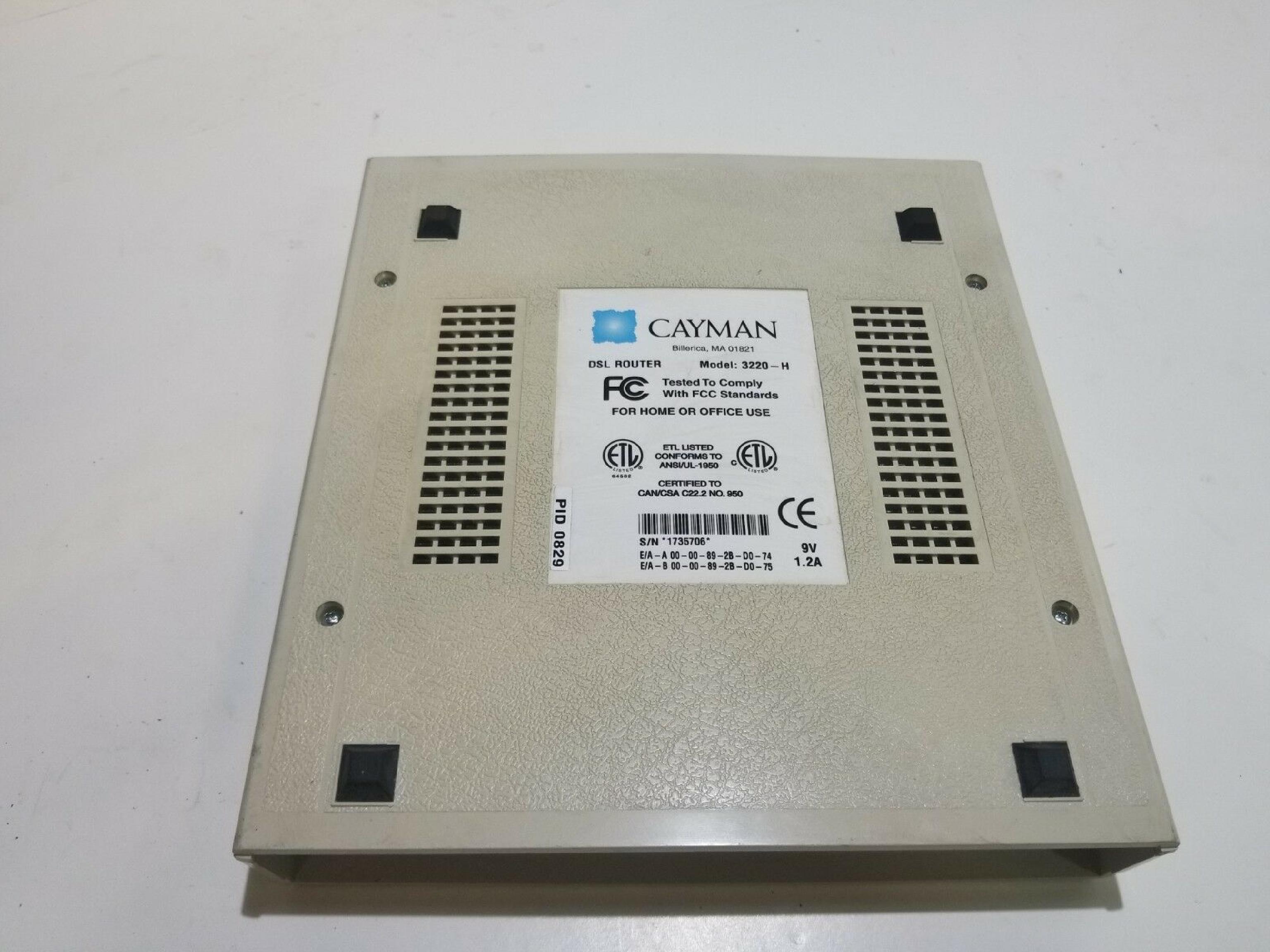 CAYMAN 3220-H DSL ROUTER