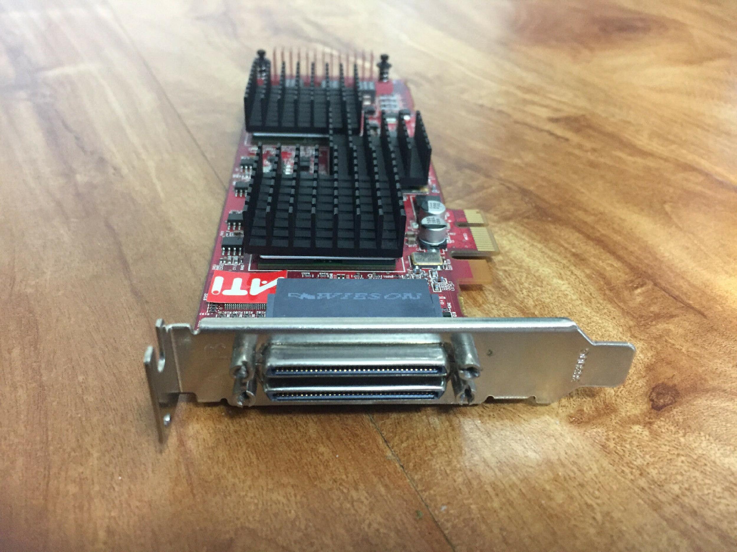 ATI 109-A61431-00 FIREMV 2400 256MB PCI-E VIDEO CARD WITH OUT VHDCI CABLE