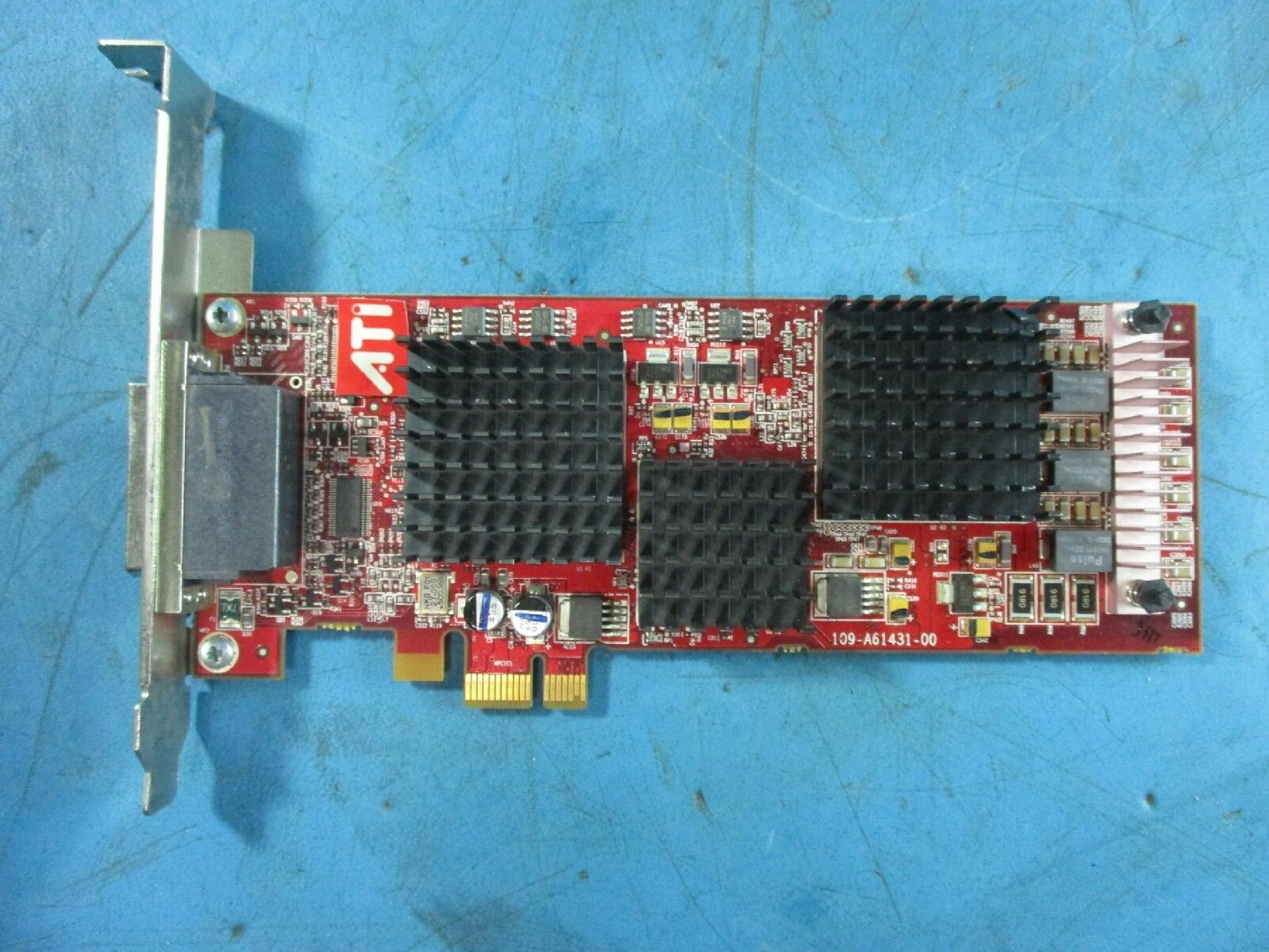 ATI 109-A61431-00 FIREMV 2400 256MB PCI-E VIDEO CARD WITH OUT VHDCI CABLE
