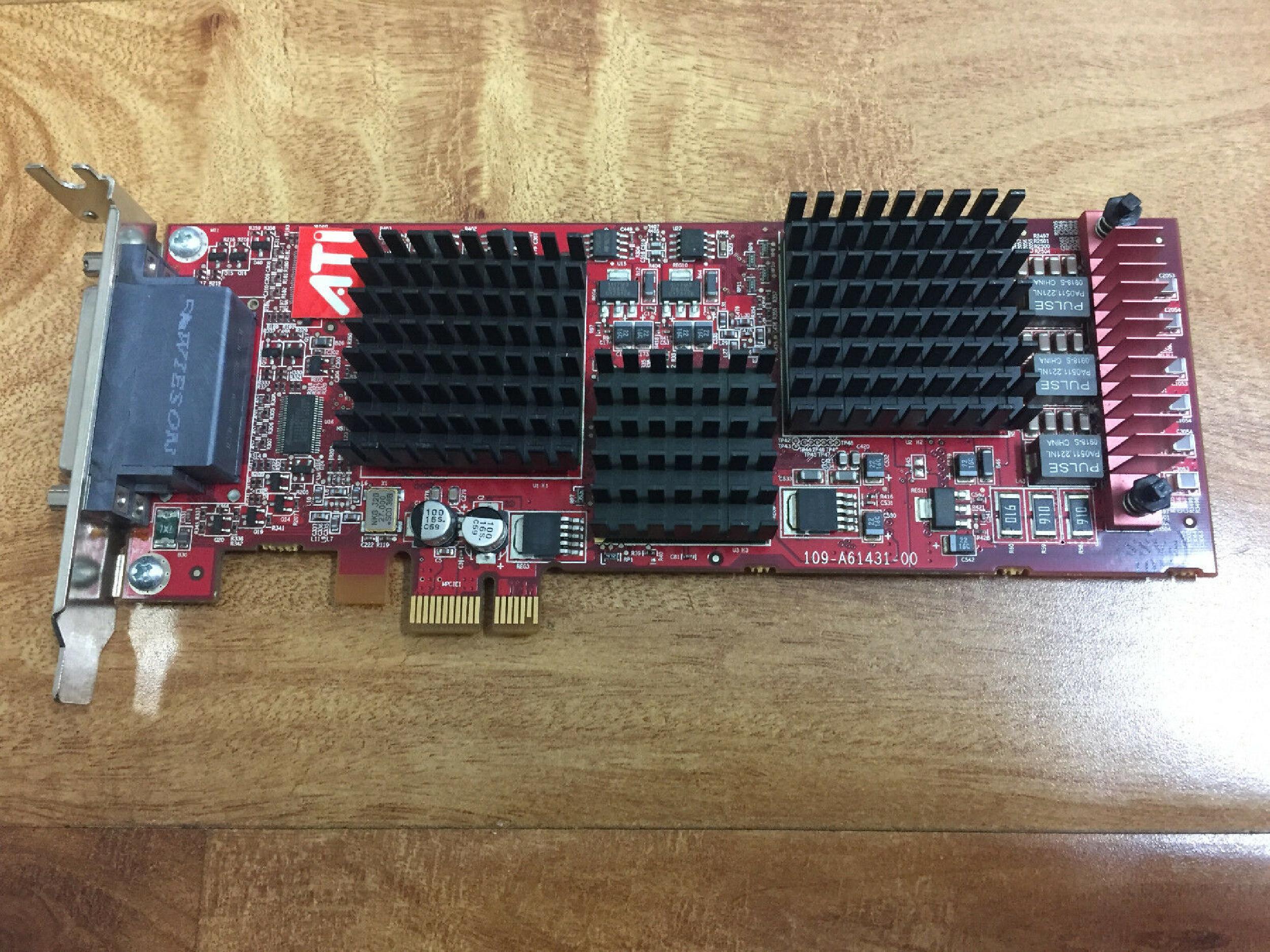 ATI 109-A61431-00 FIREMV 2400 256MB PCI-E VIDEO CARD WITH OUT VHDCI CABLE