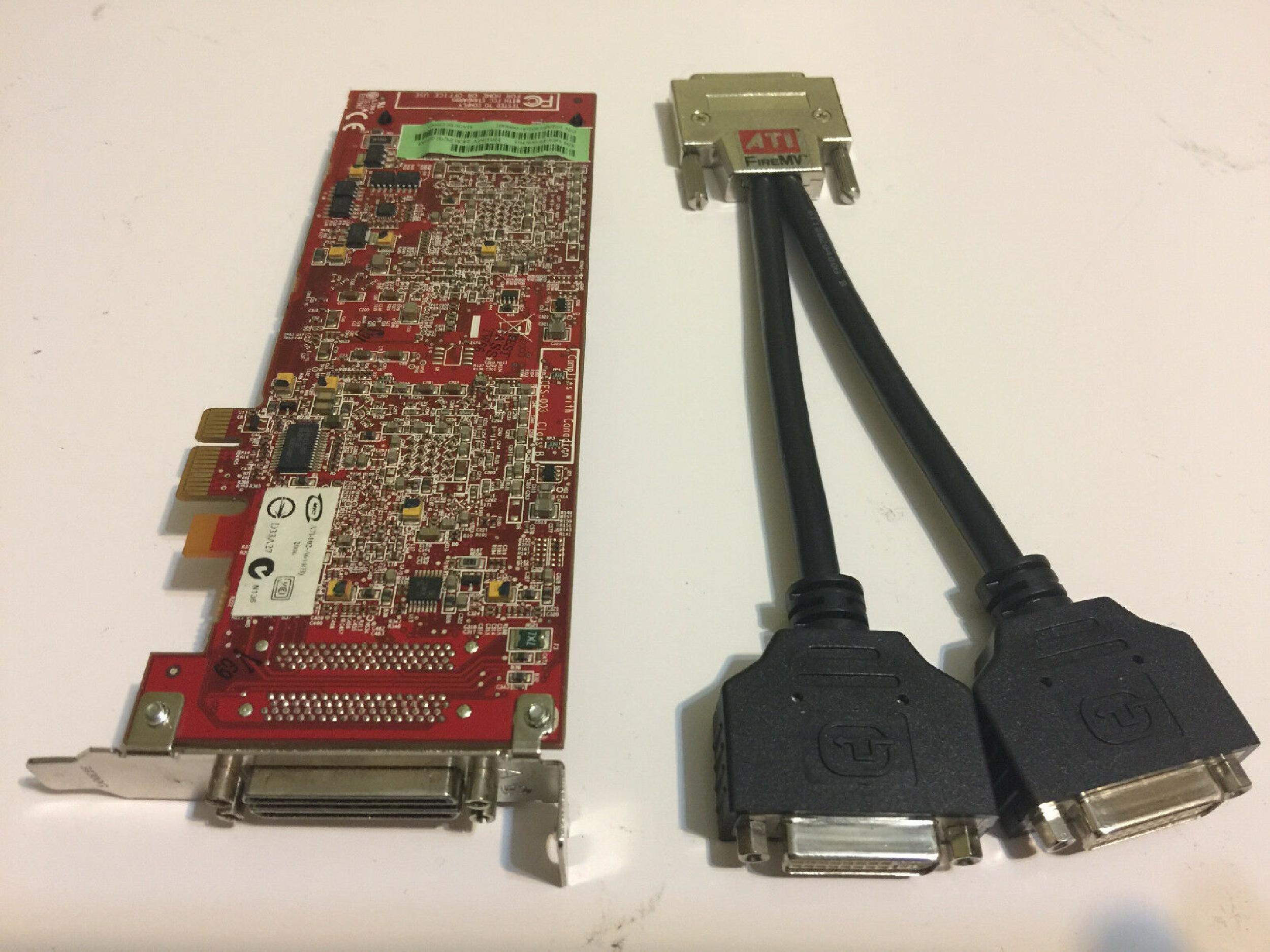 ATI 109-A61431-00 FIREMV 2400 256MB PCI-E VIDEO CARD WITH OUT VHDCI CABLE