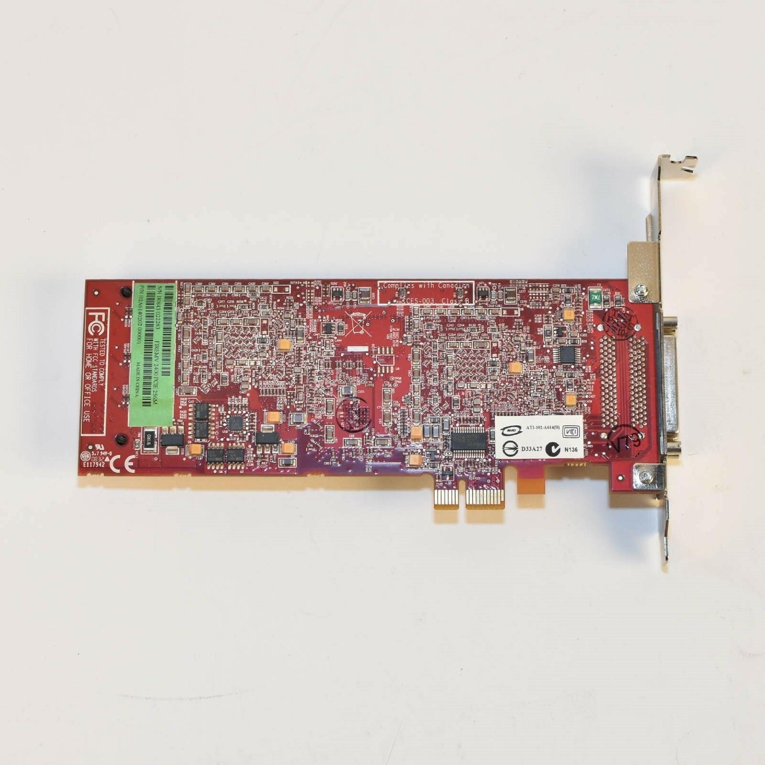 ATI 102A6140202 FIREMV 2400 256MB PCI-E VIDEO CARD WITH OUT VHDCI CABLE