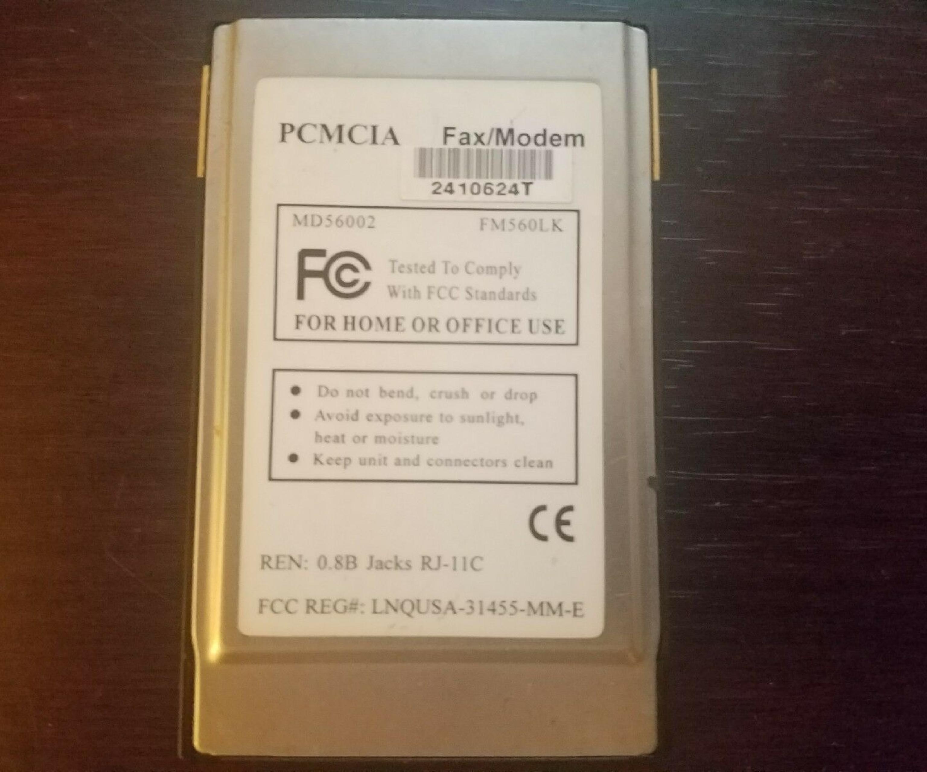 ACTIONTEC FM560LK 56K DATA/FAX MODEM CUSTOMIZED FOR DRAC II AND III