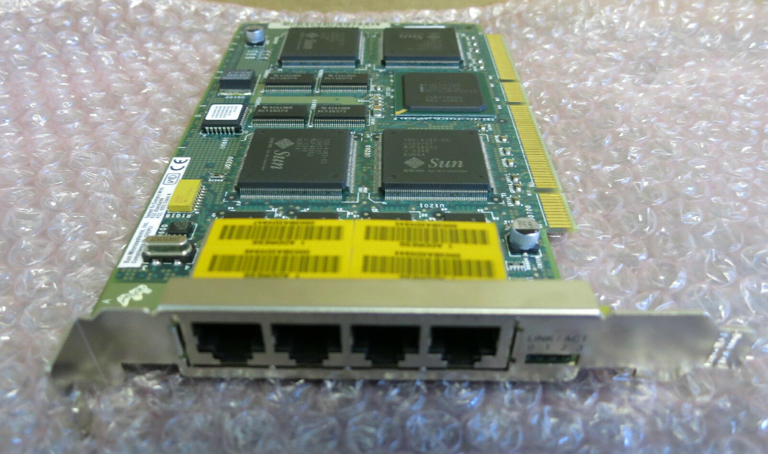 SUN MICROSYSTEMS 525-1696-02 4 PORT 10/100 ETHERNET CARD PCI-133