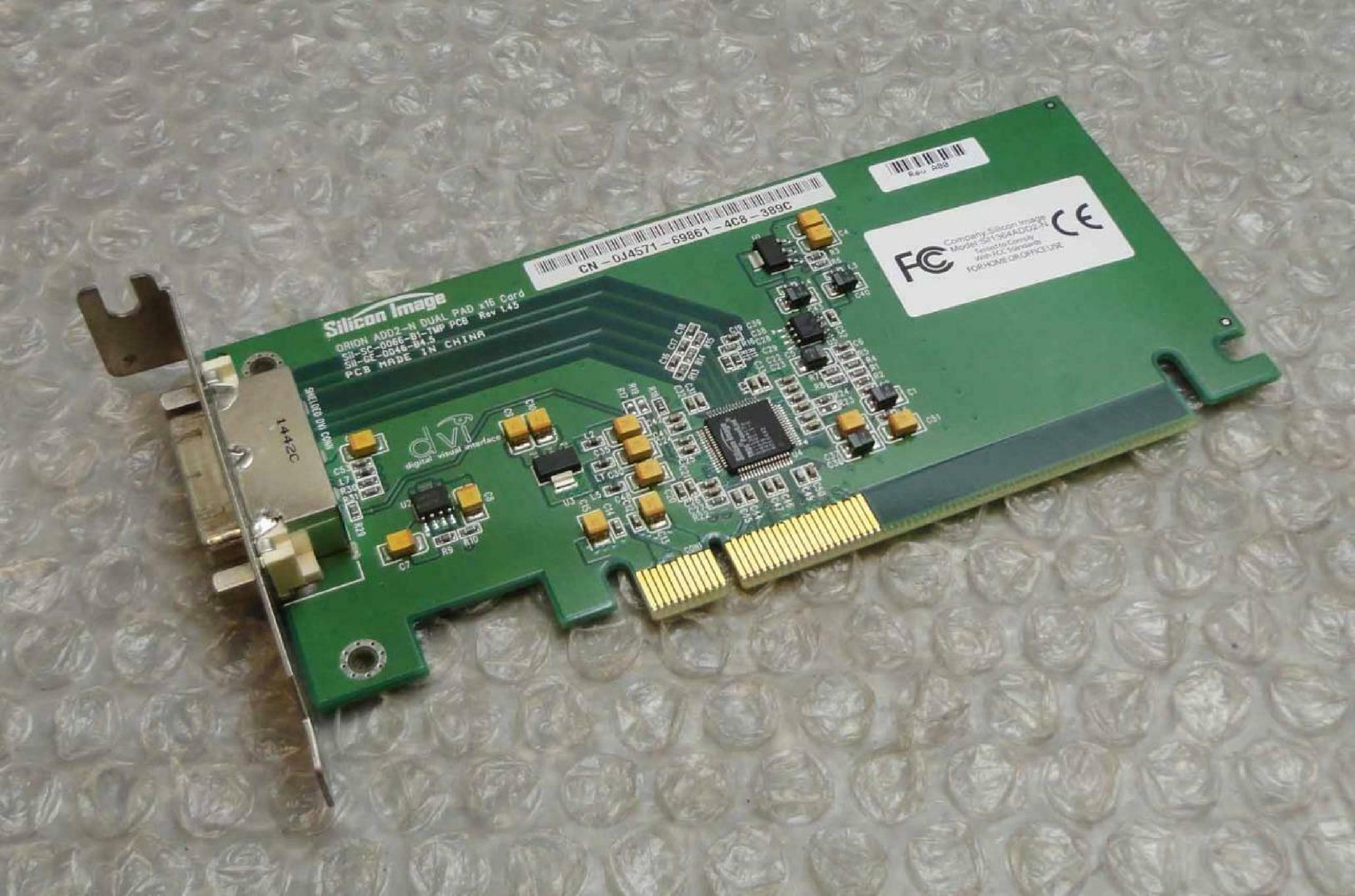 DELL / SILCON IMAGE 0J4571 ONBOARD VIDEO CONVERTER VGA TO DVI PCI CARD