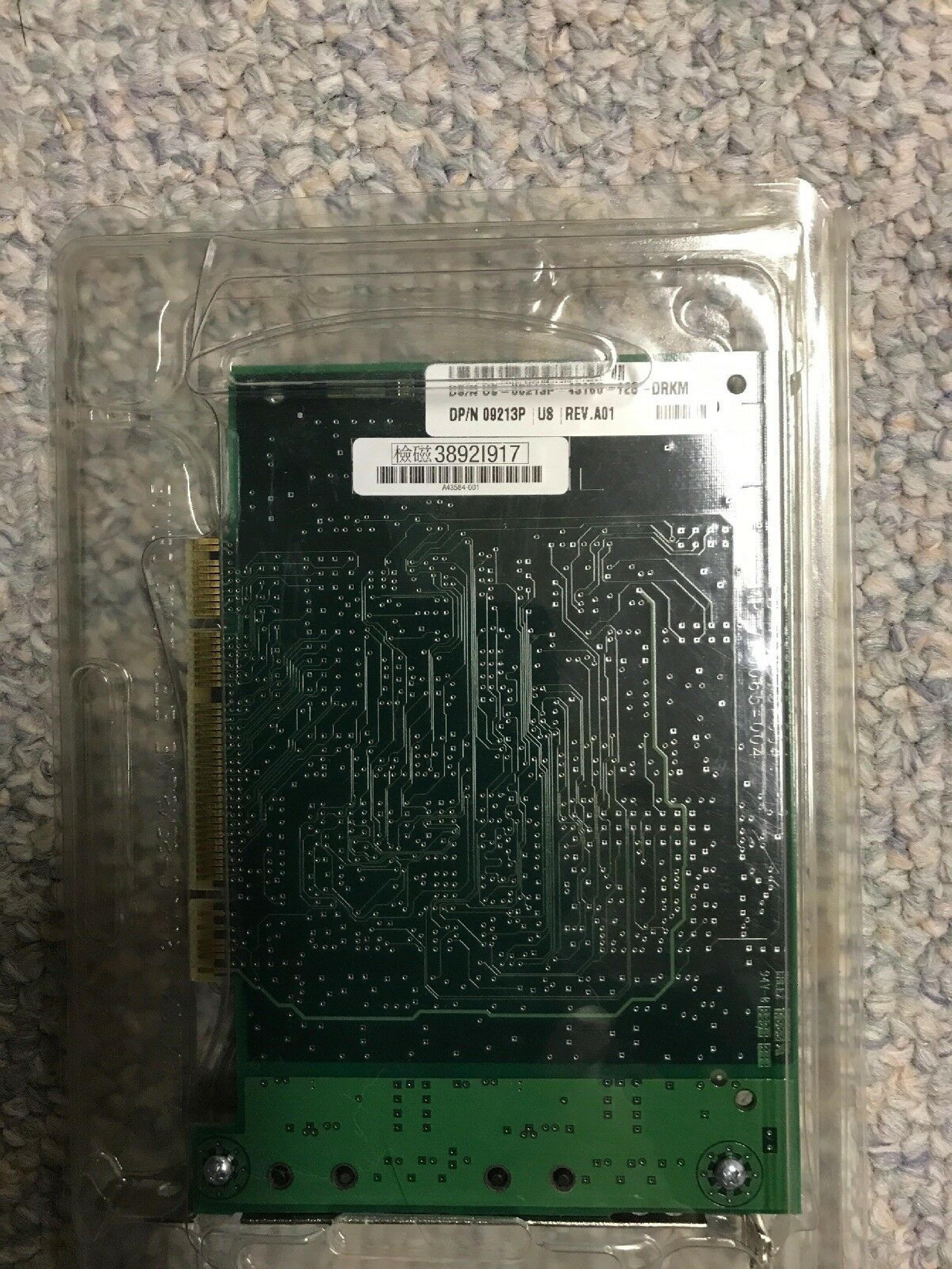 INTEL 09213P DUAL 10/100TX PCI NIC NETWORK CARD