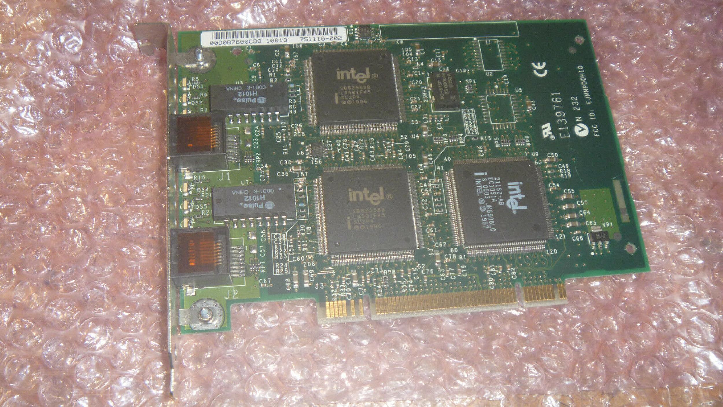 INTEL 9213P DUAL 10/100TX PCI NIC NETWORK CARD