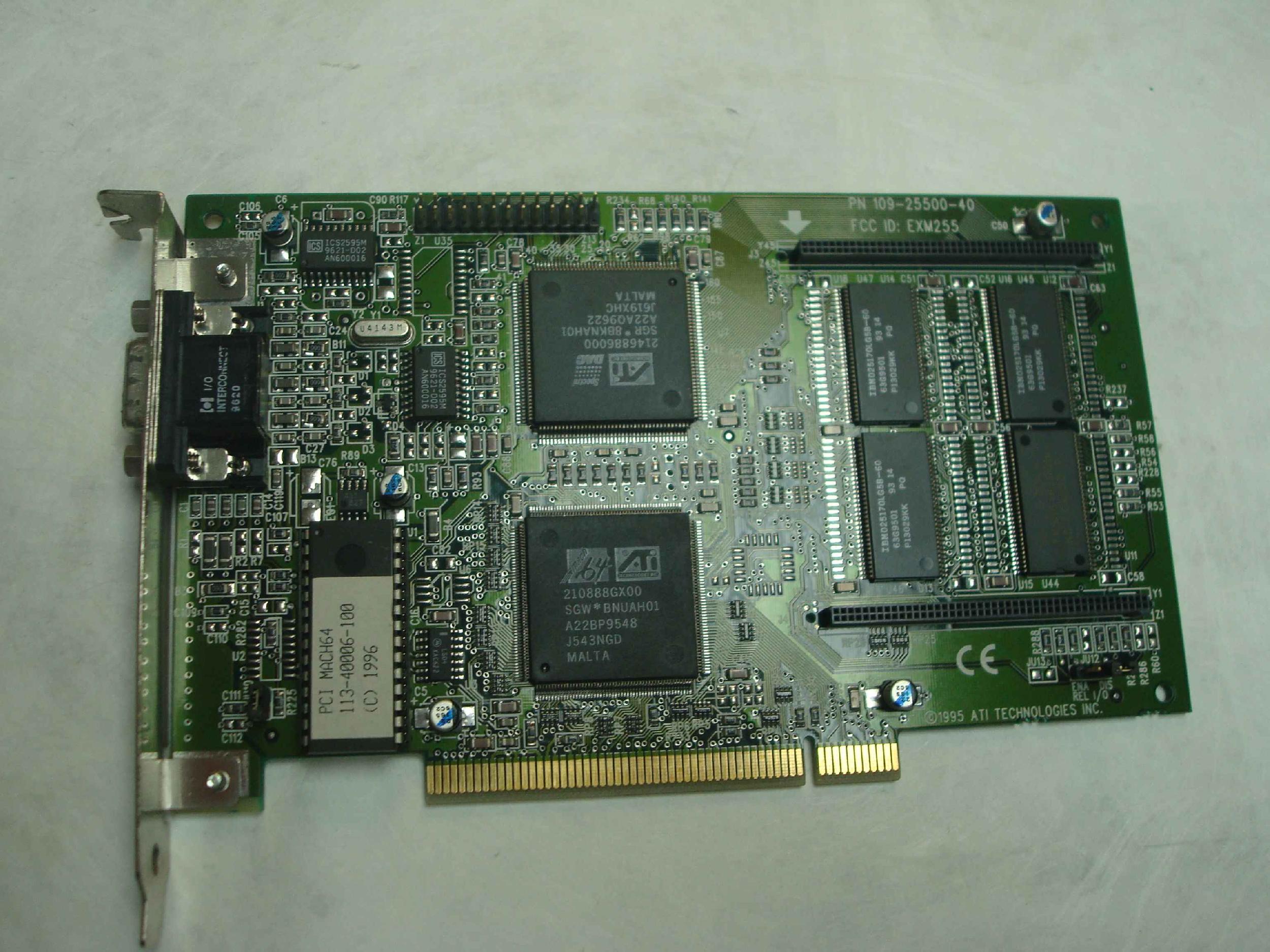 ATI 1022555940 PCI MACH64 210888GX00 SWG*BNUAH01 A22DK9644