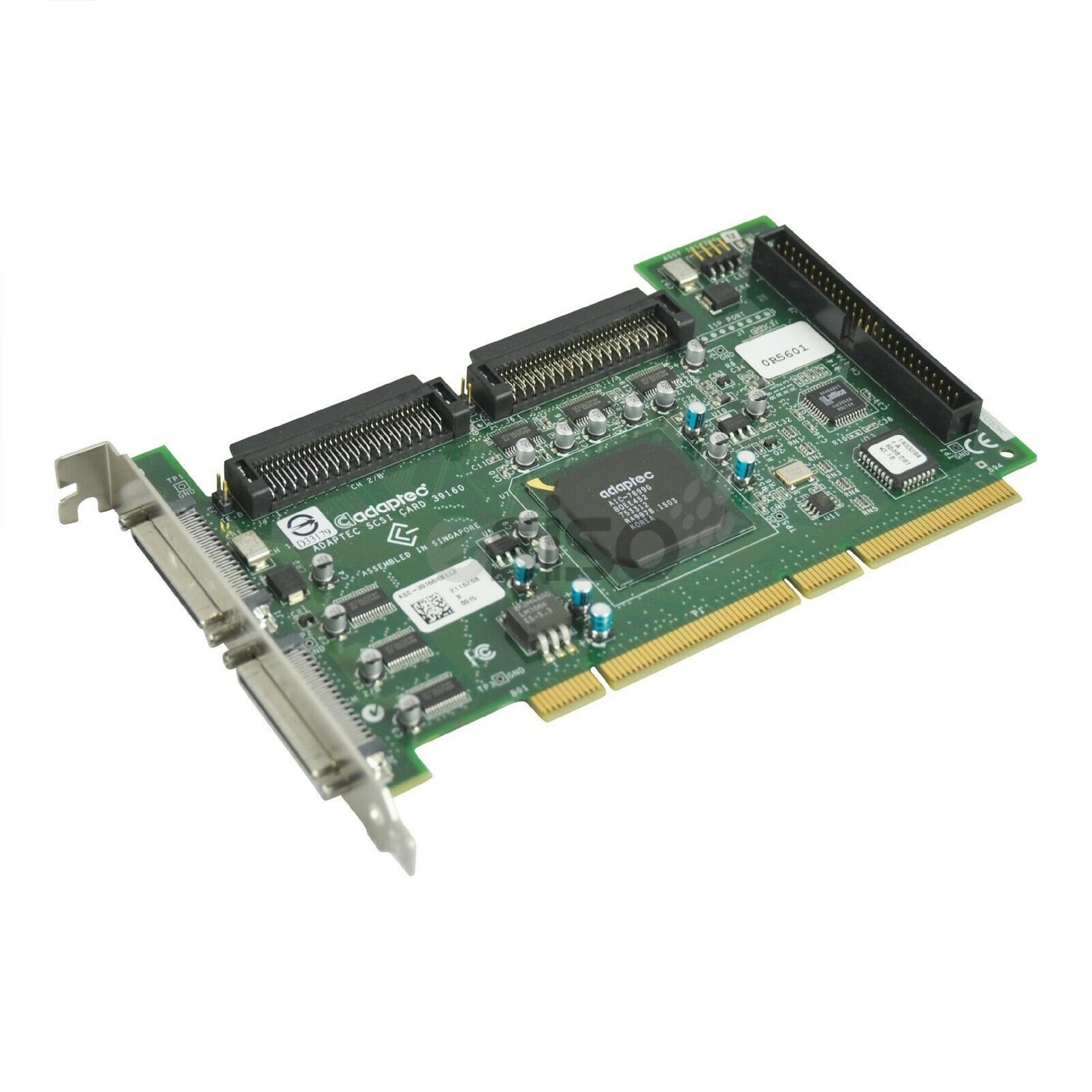 DELL 0UP601 64 BIT DUAL CHANNEL SCSI U160 CONTROLLER