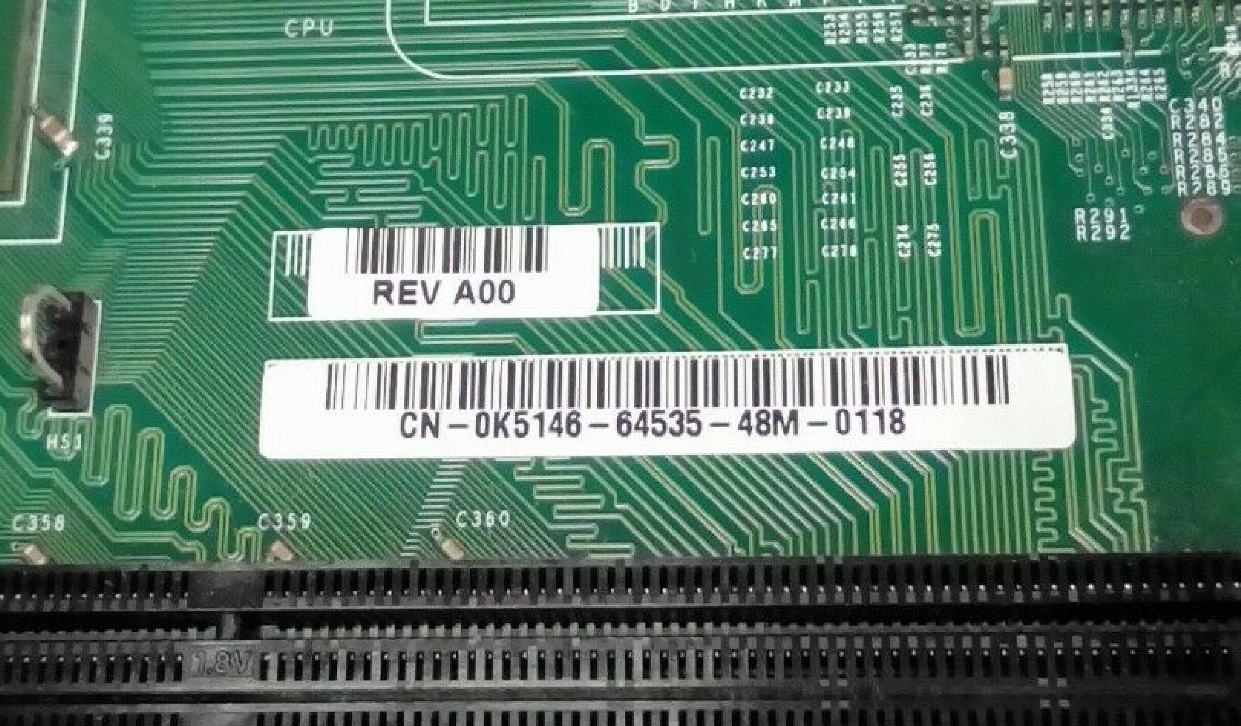 DELL 0K5146 OPTIPLEX GX280 P4 SYSTEM BOARD NIC/SND W/O CPU