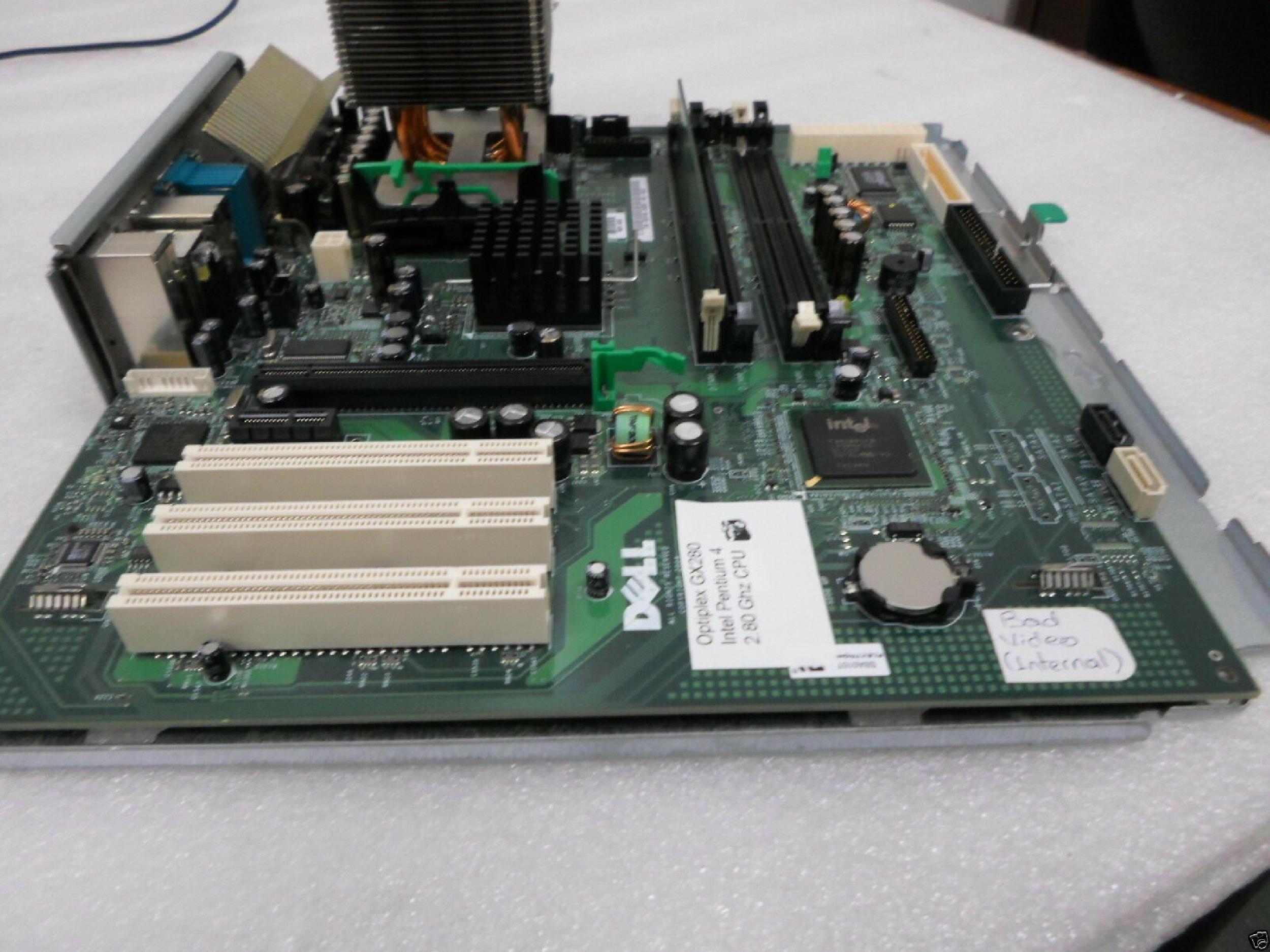 DELL 0K5146 OPTIPLEX GX280 P4 SYSTEM BOARD NIC/SND W/O CPU
