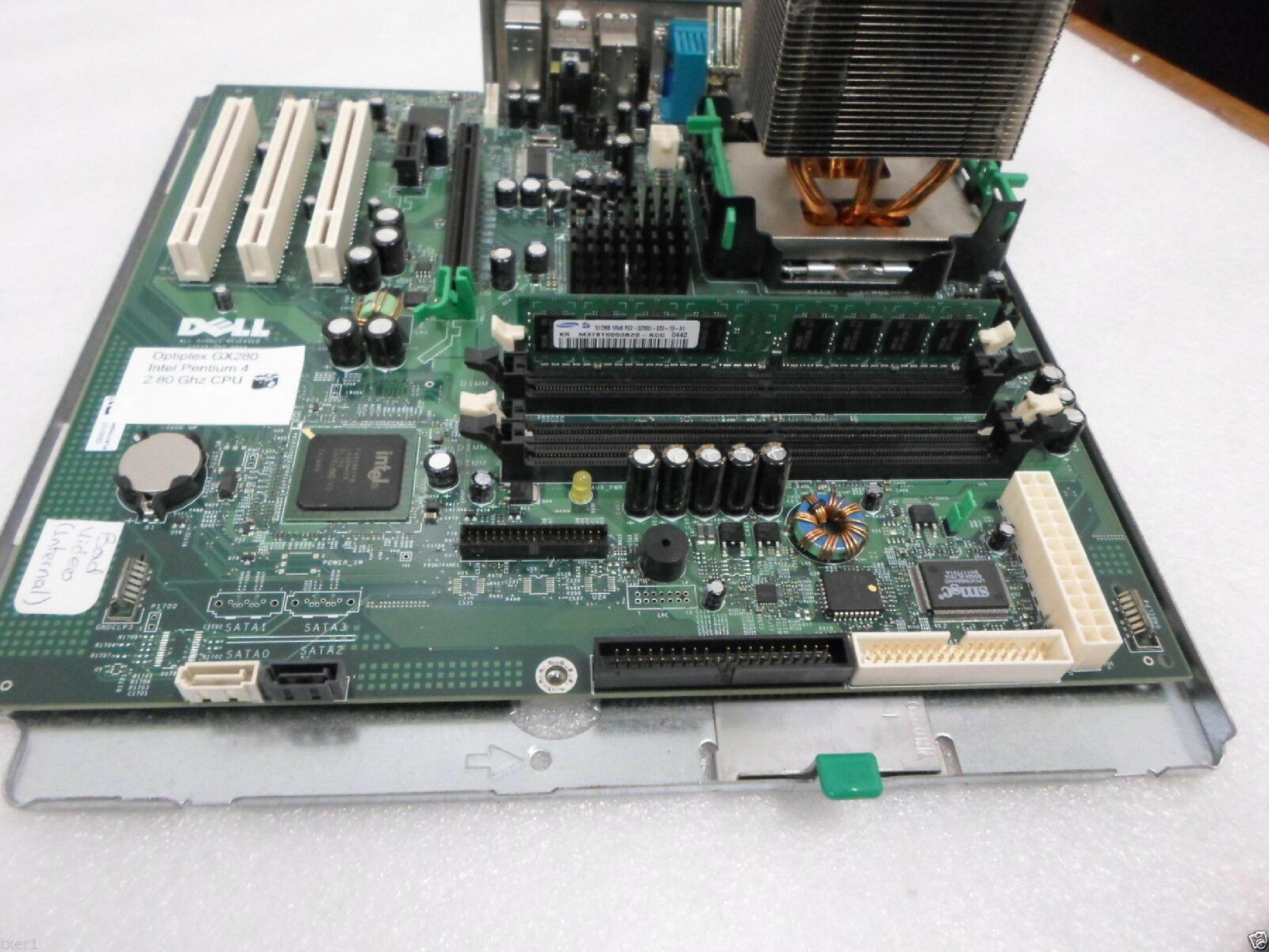 DELL 0K5146 OPTIPLEX GX280 P4 SYSTEM BOARD NIC/SND W/O CPU