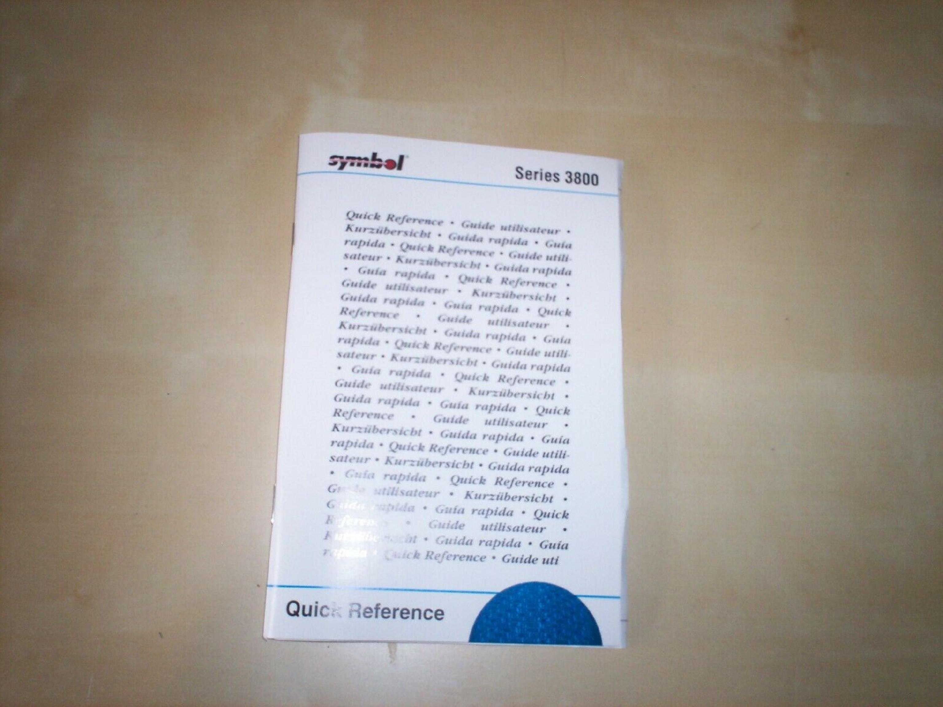 SYMBOL LDT 3805 HANDHELD BATTERY POWER SCANNER NO BATTERIES INCLUDED