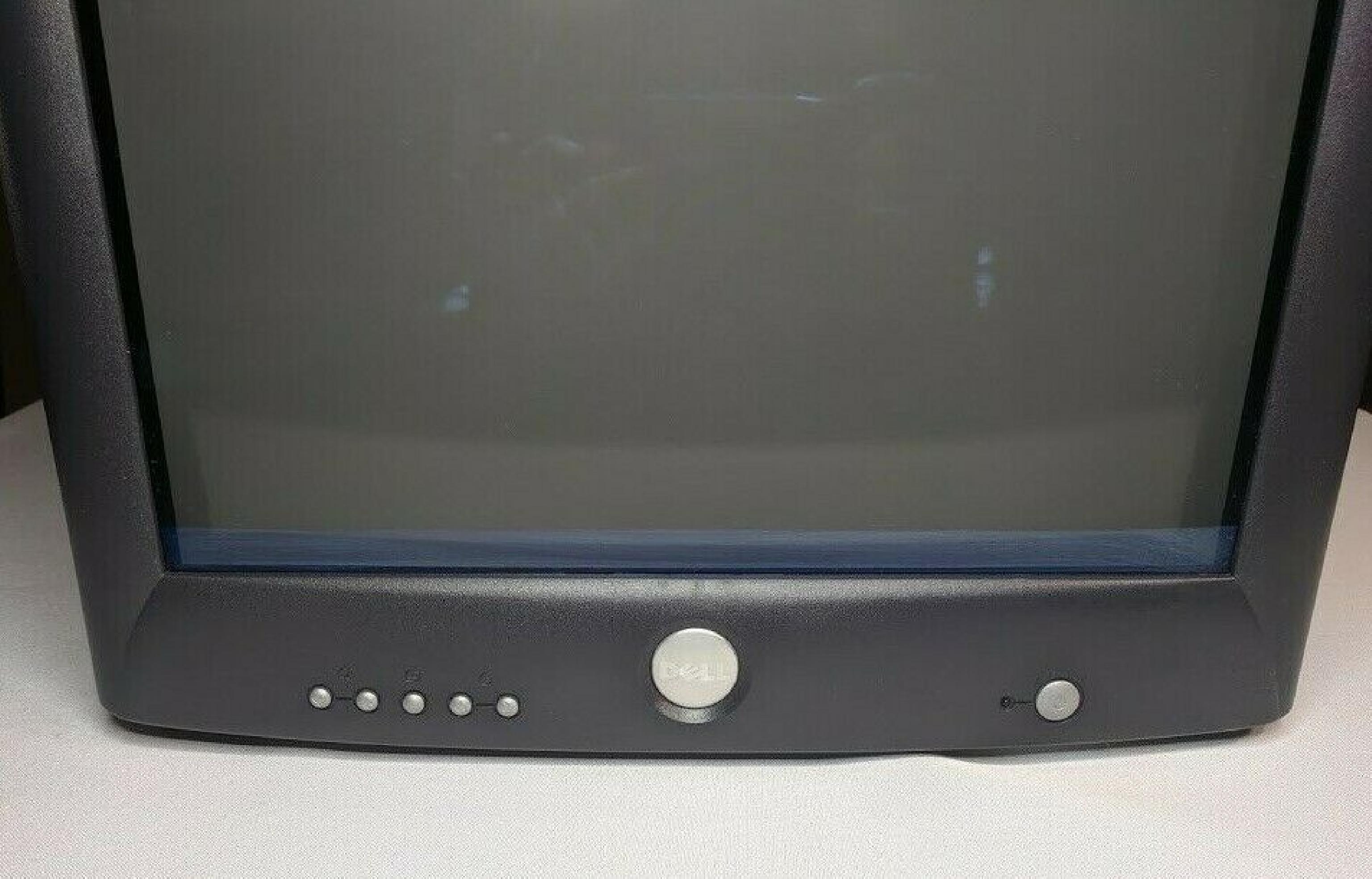 DELL M782 17 INCH FLATSCREEN CRT MONITOR BLACK