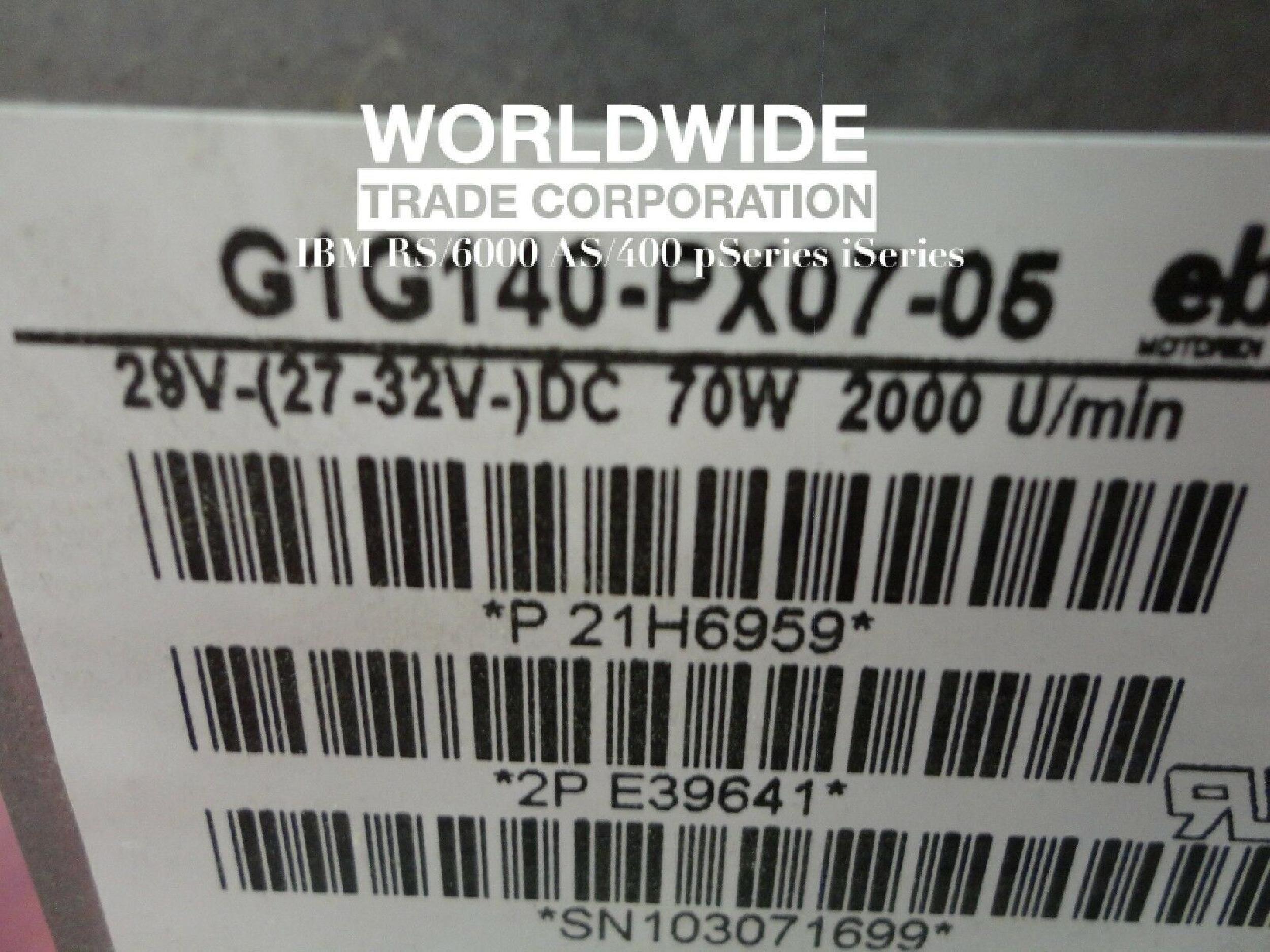 IBM 21H6959 BLOWER FAN ASSEMBLY