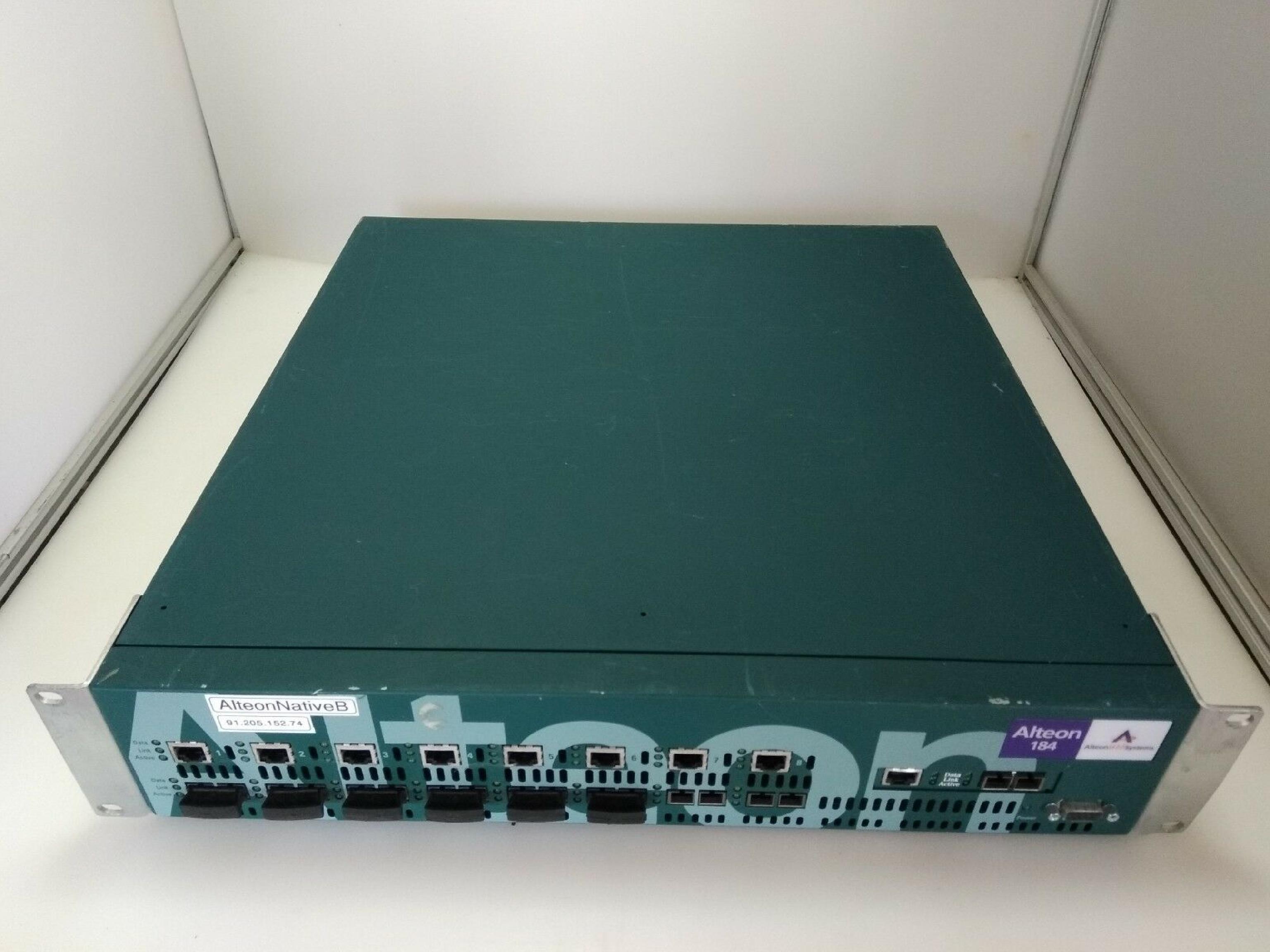 ALTEON ACESWITCH 184 ACESWITCH 184 8 FIBER PORTS AND 8 TWISTED PAIR