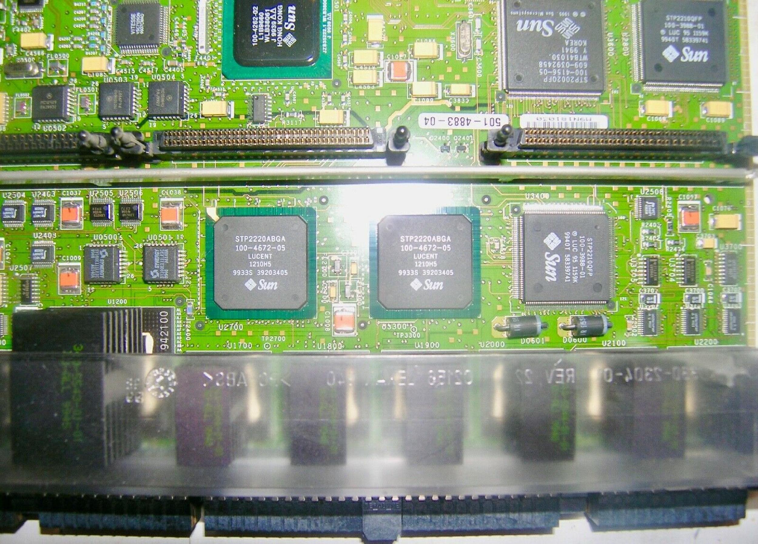 SUN MICROSYSTEMS 501-4883-04 CPU/MEMORY BD WITH DUAL 400MHZ CPU