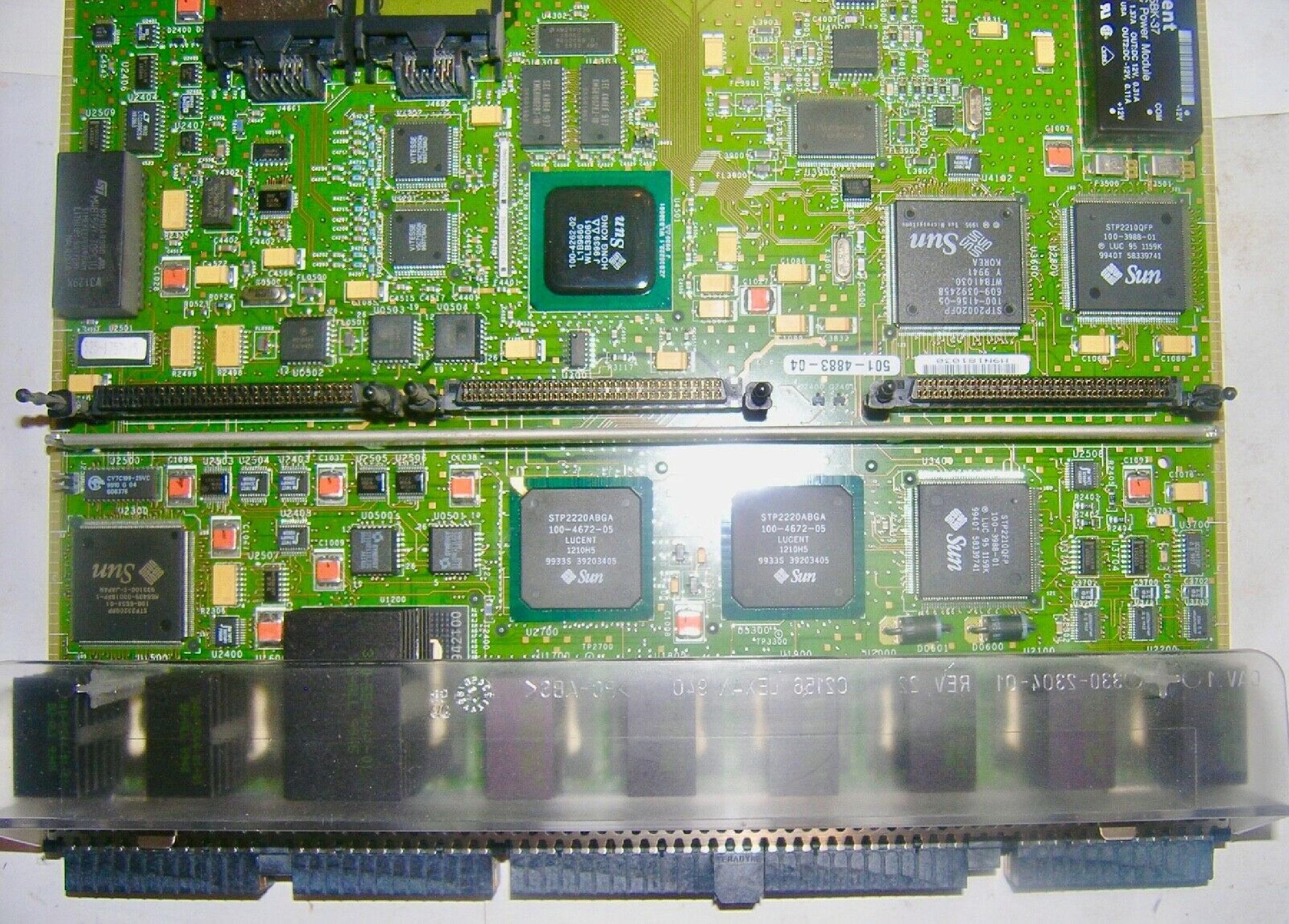 SUN MICROSYSTEMS 501-4883-04 CPU/MEMORY BD WITH DUAL 400MHZ CPU