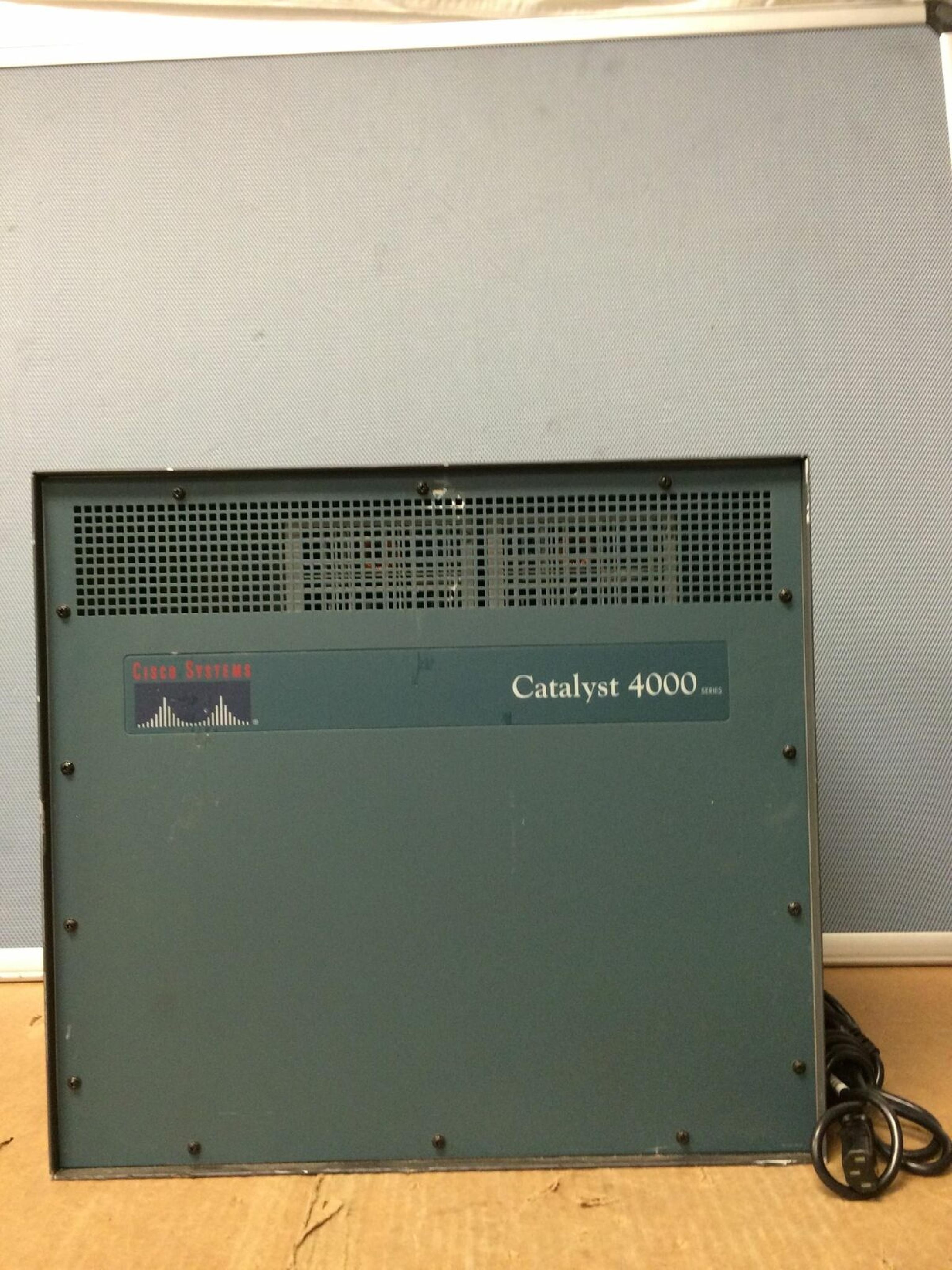 CISCO SYSTEMS WS-C4006 CATALYST 4006 CHASSIS 3 POWER SUPPLIES 