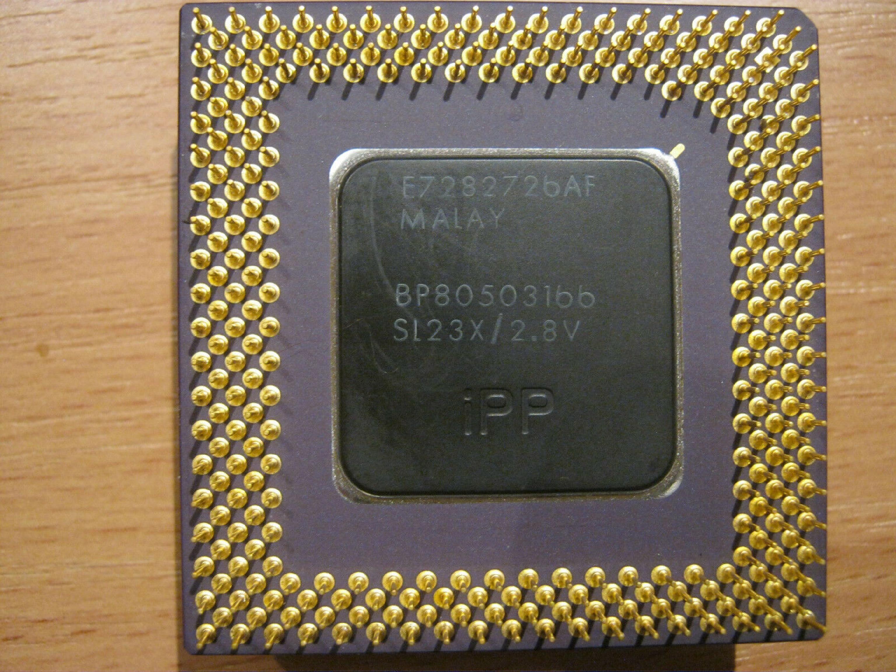 INTEL BP80503166 PENTIUM MMX 166MHZ PROCESSOR