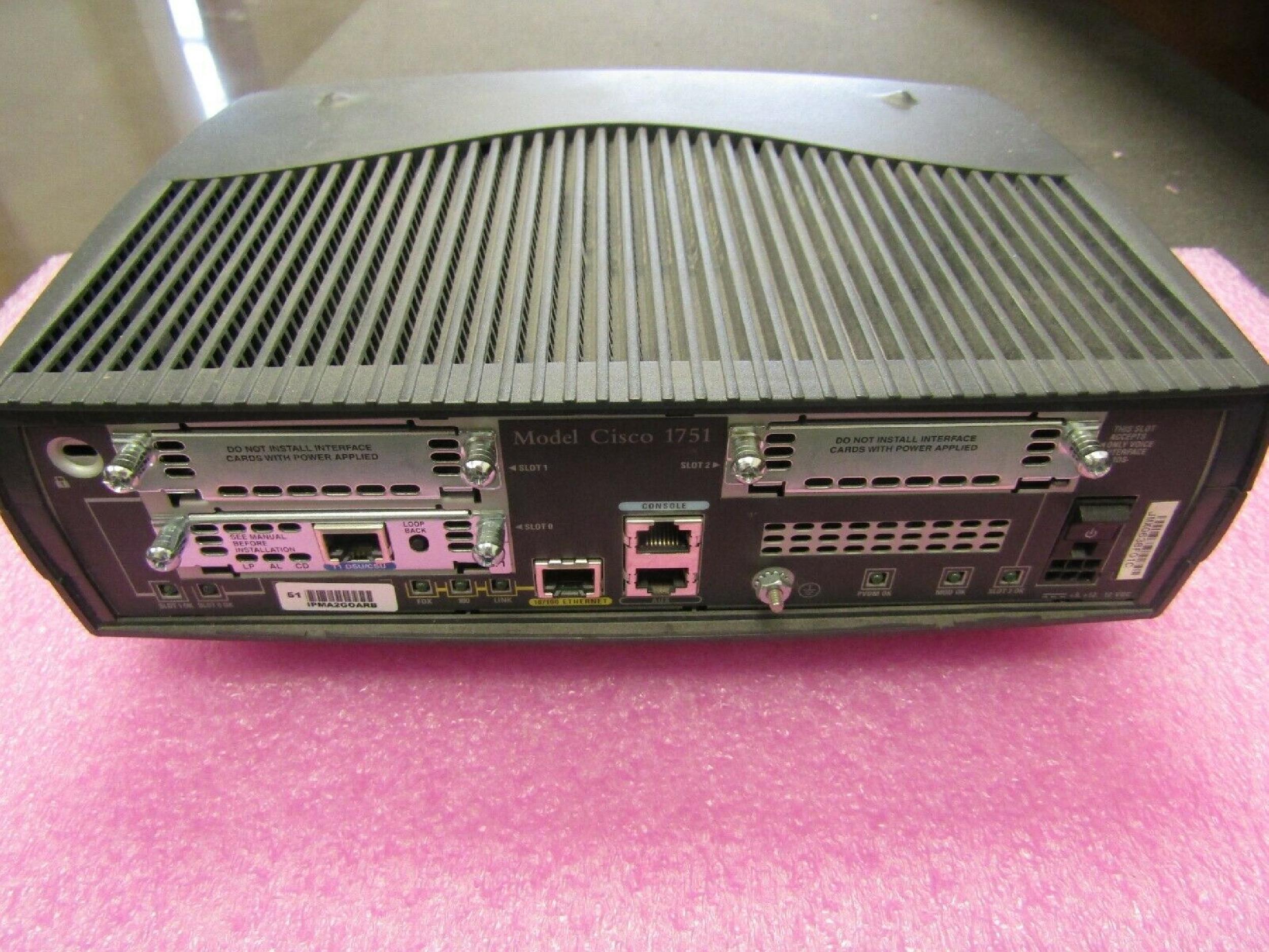 CISCO SYSTEMS CISCO 1751 CISCO SERIES 1700 ROUTER